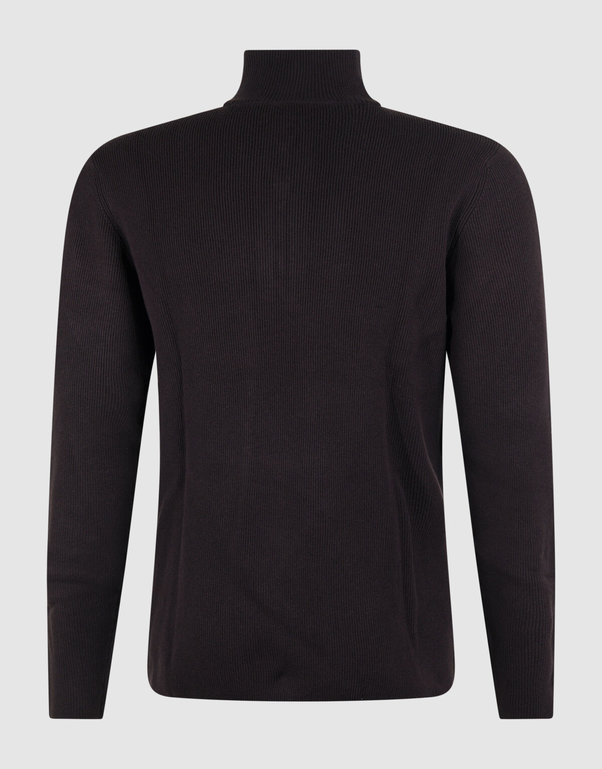 Pullover mit halbem Reißverschluss, Strick, Dunkel SHOEBY MEN