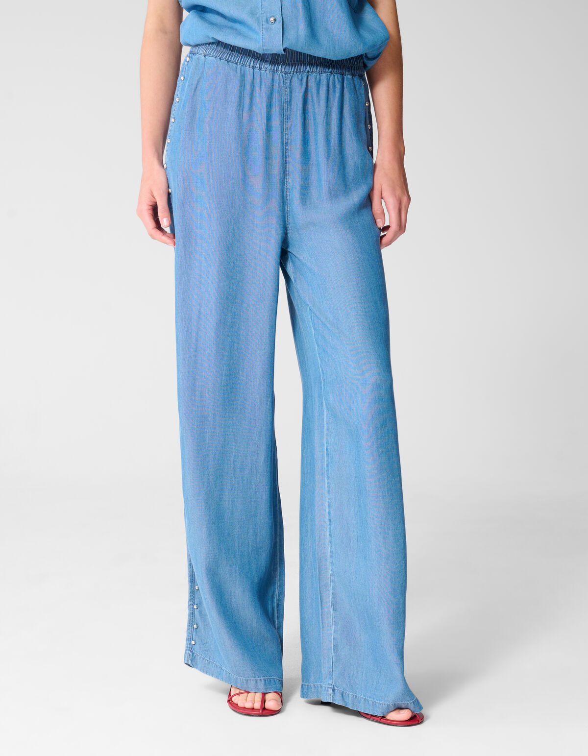 Studs Denim Hose Blau SHOEBY WOMEN