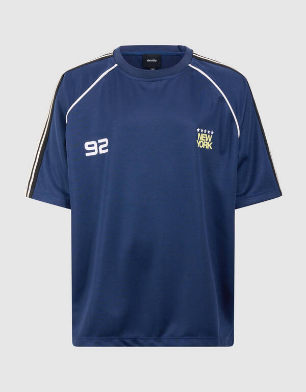 Sporty Tape T-Shirt Dunkelblau SHOEBY BOYS