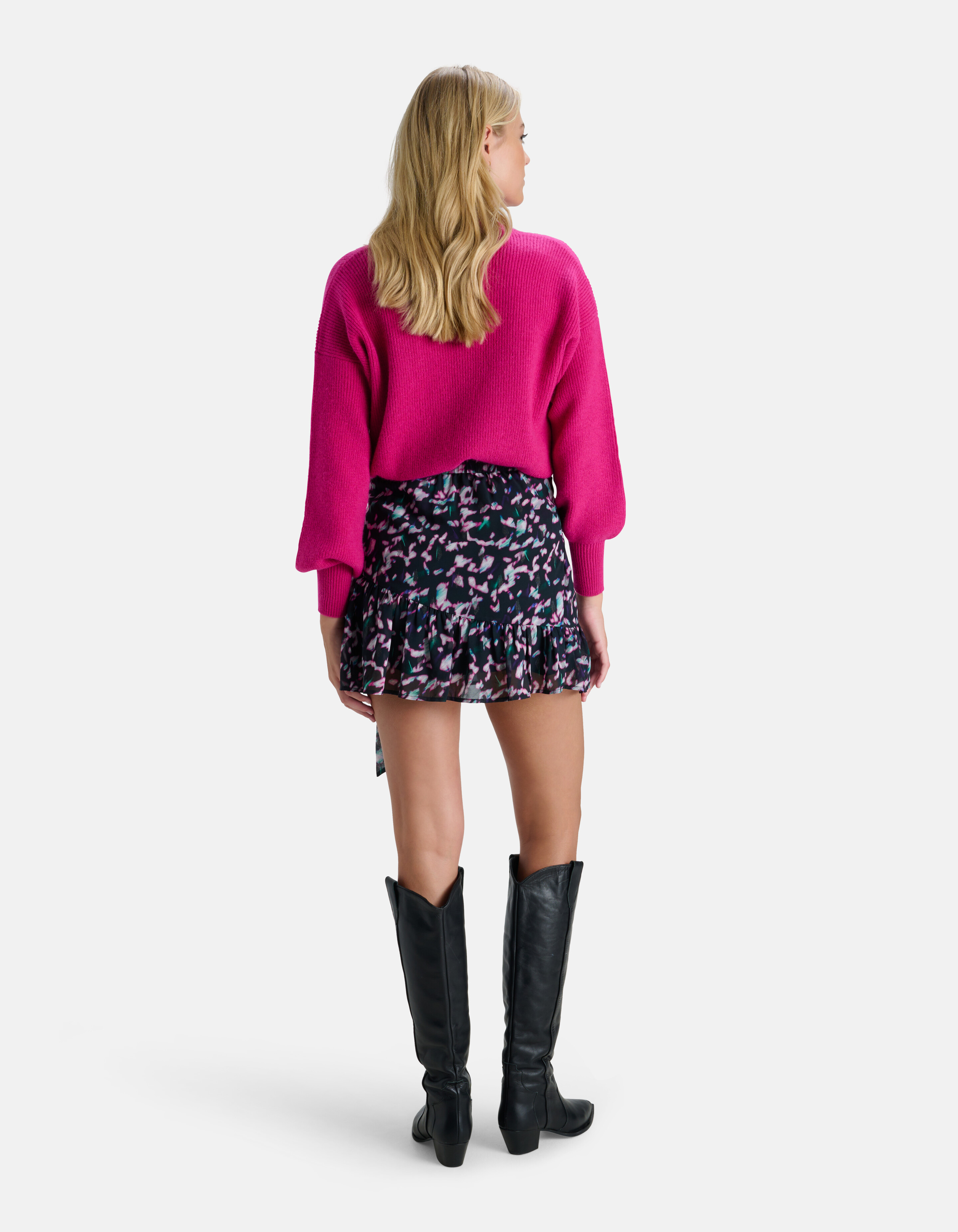 Rock mit abstraktem Druck SHOEBY WOMEN