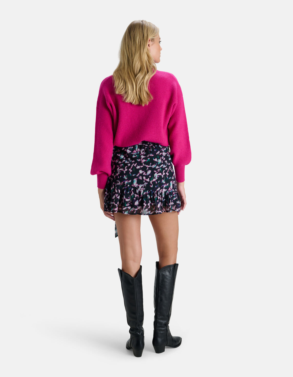 Rock mit abstraktem Druck SHOEBY WOMEN