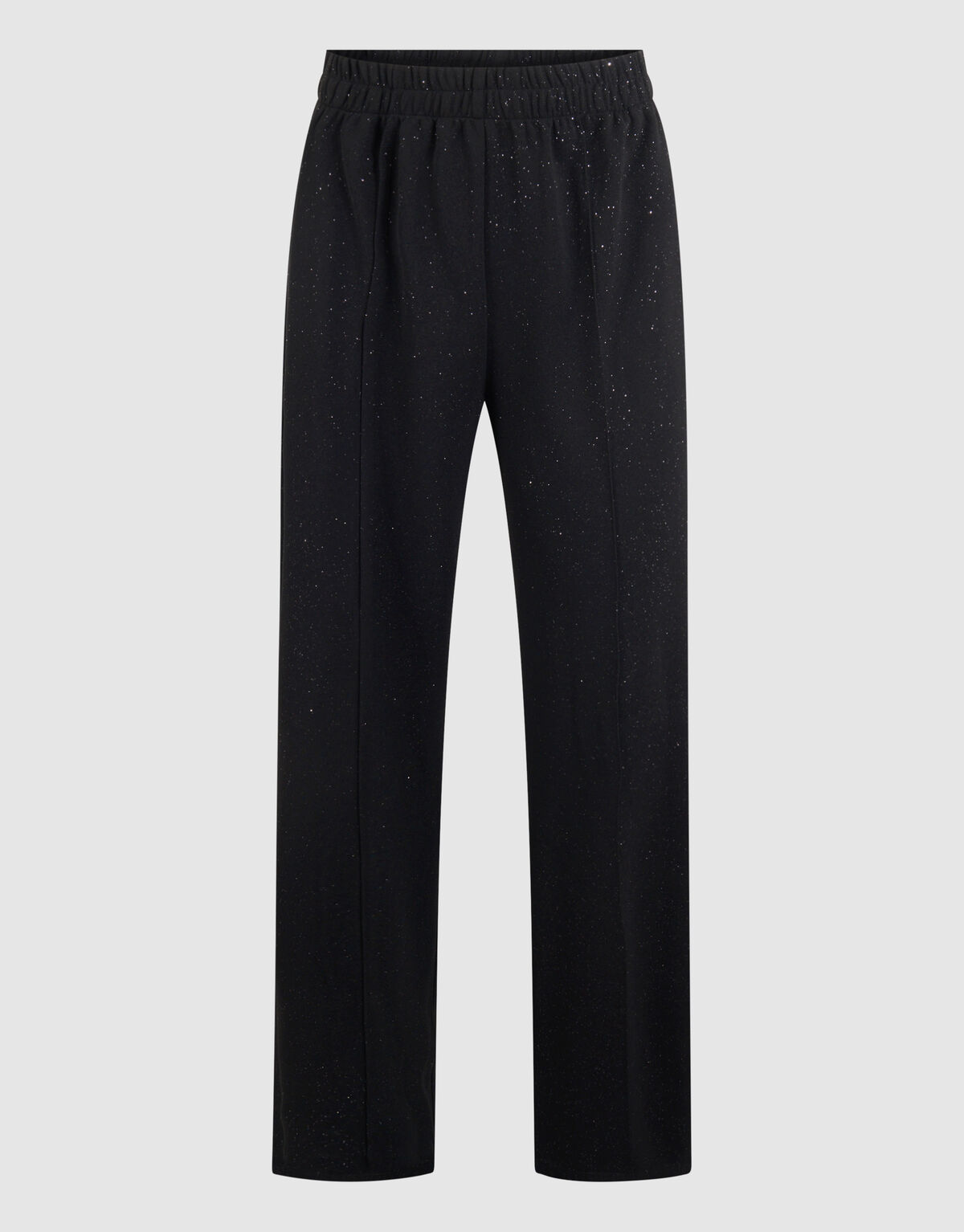 Glitzerhose mit weitem Bein Schwarz SHOEBY WOMEN