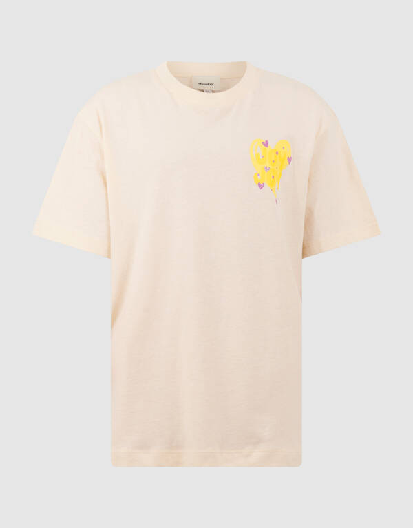 Joy Artwrok T-Shirt Gebrochenes Wei&szlig; SHOEBY GIRLS