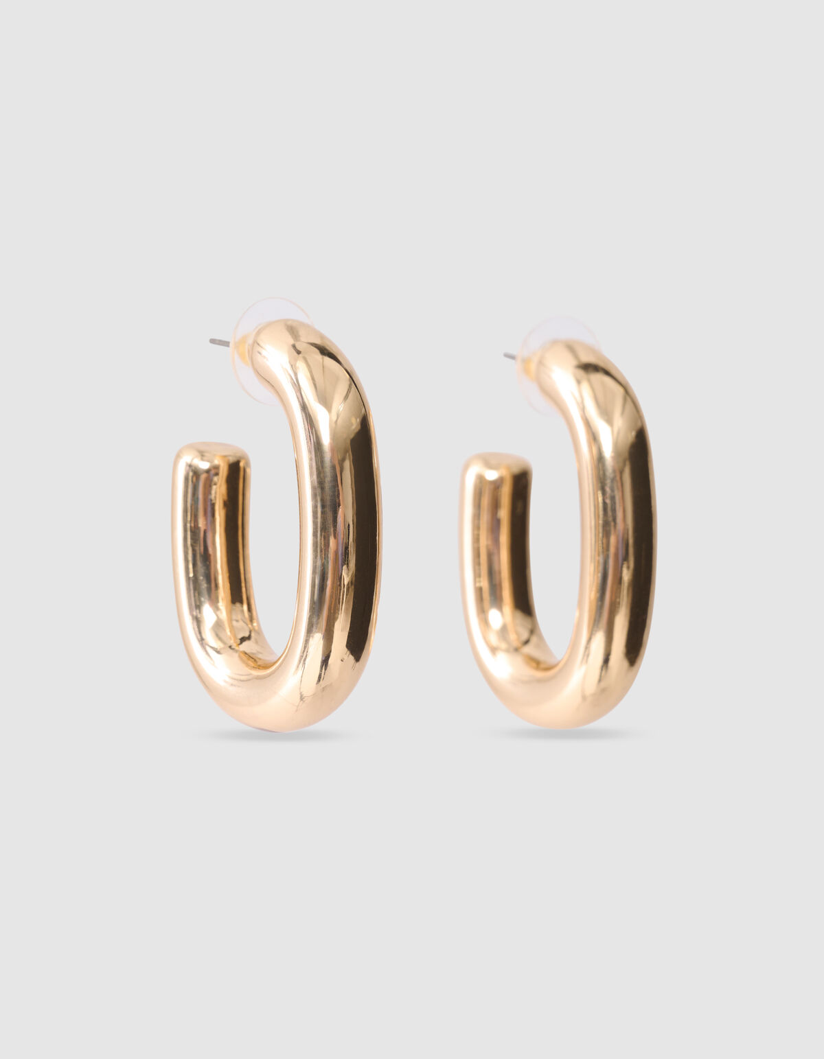 Ovale Creolen Gold SHOEBY ACCESSOIRES
