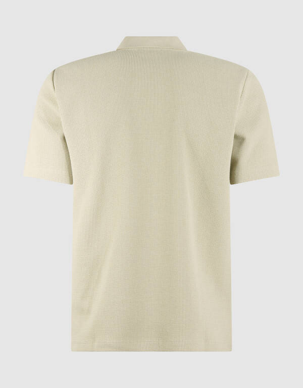 Waffle Polo Hellgr&uuml;n SHOEBY MEN