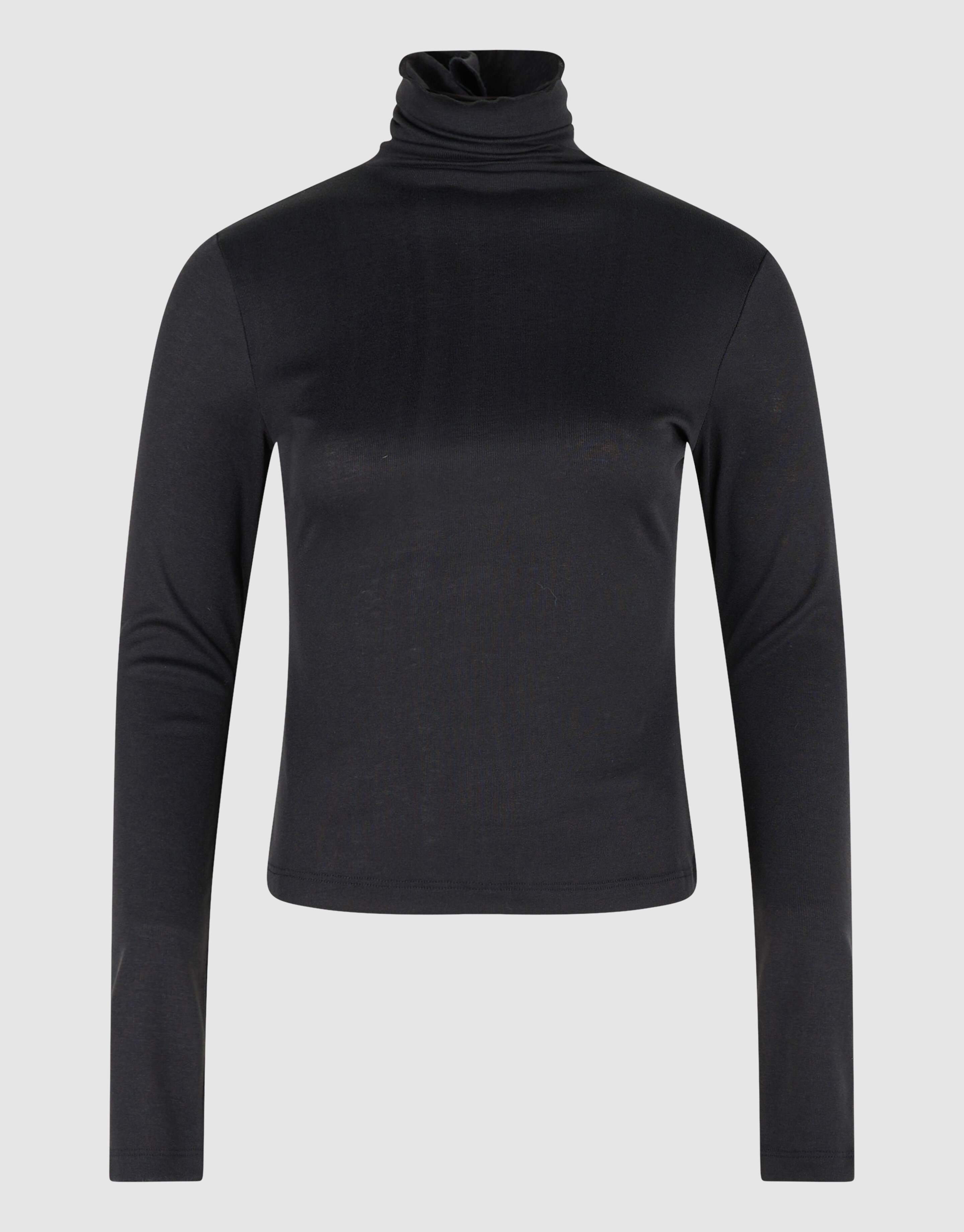 Col Neck Longsleeve Schwarz SHOEBY WOMEN