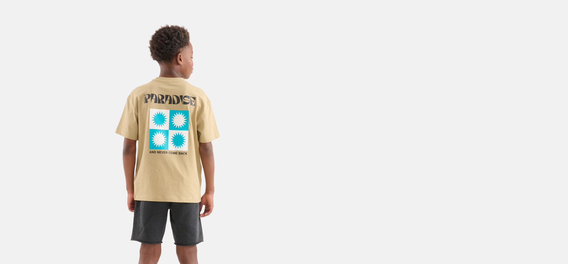 Kunstwerk T-shirt Sand SHOEBY BOYS