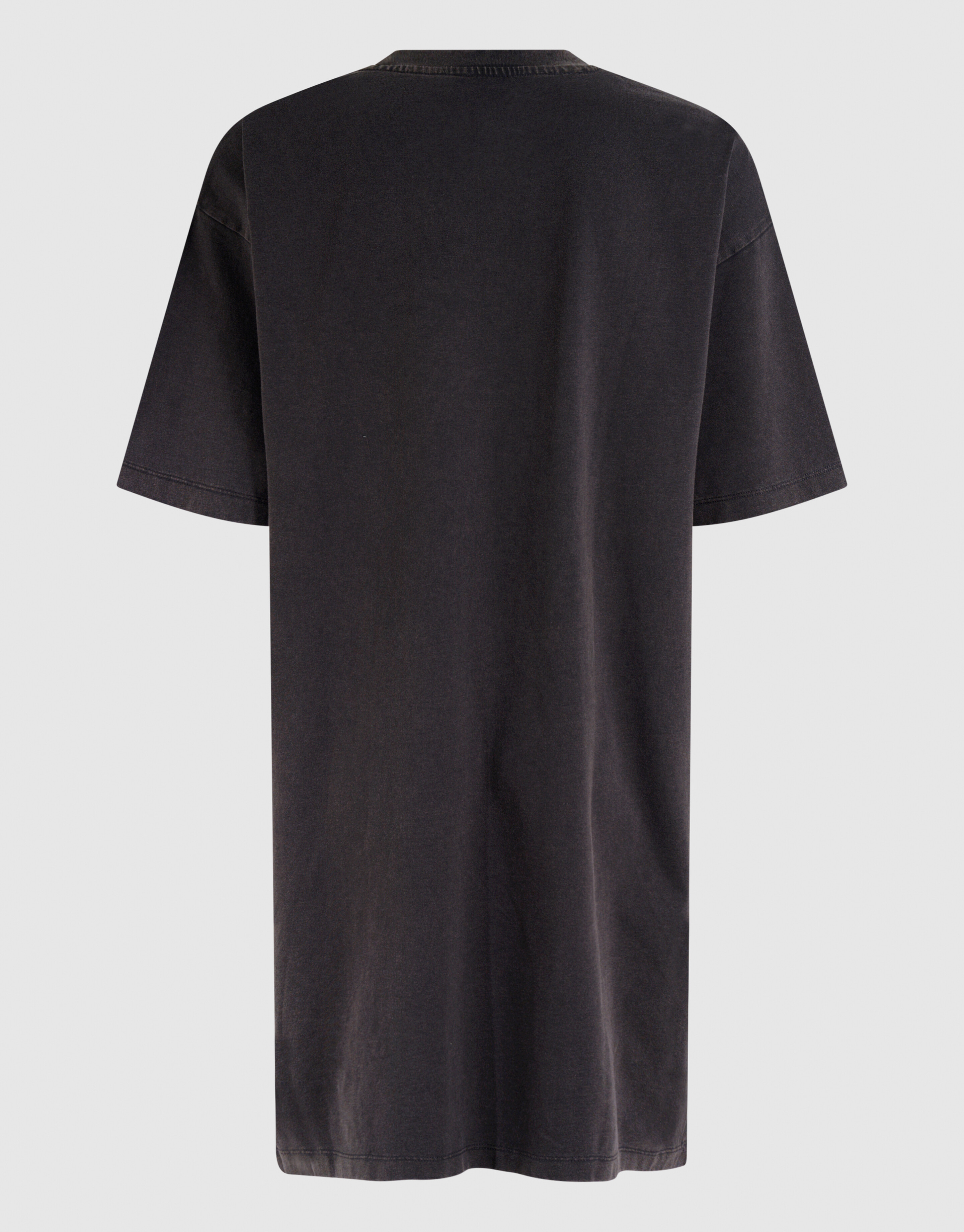Gewaschenes T-shirt-Kleid Dunkelgrau SHOEBY WOMEN