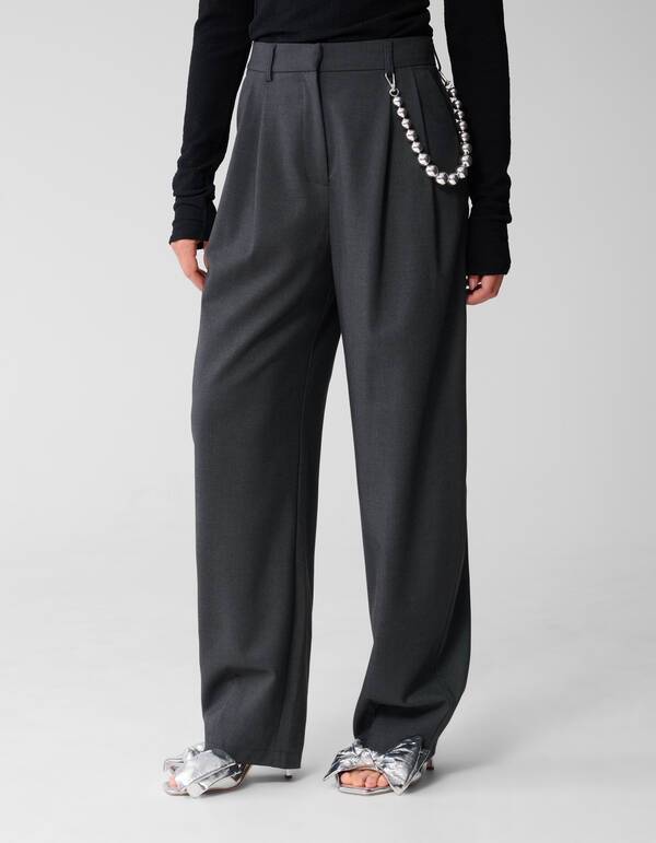 Barrel Fit Hose Dunkelgrau SHOEBY WOMEN