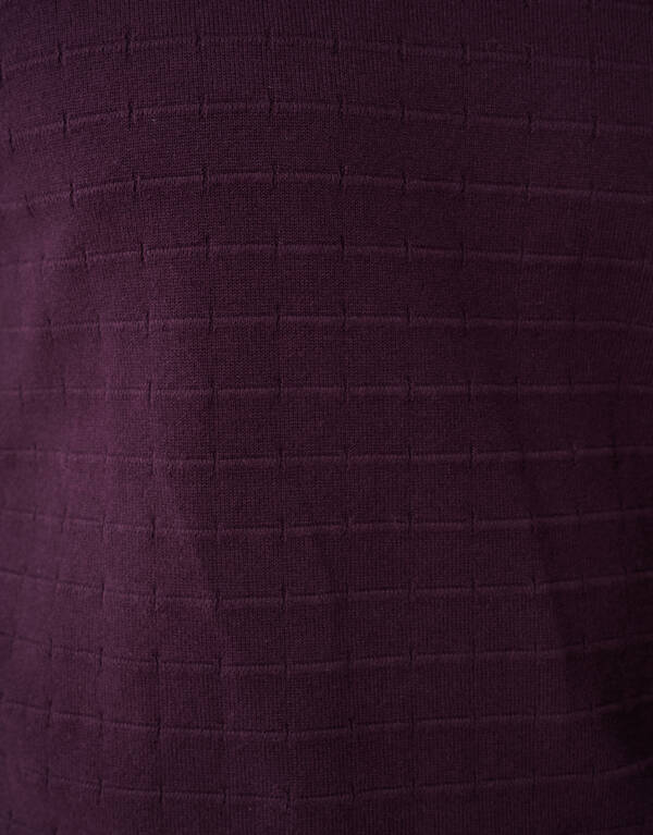 Strukturpullover Dunkelrot SHOEBY MEN