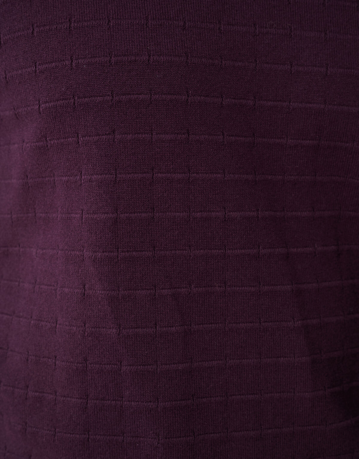 Strukturpullover Dunkelrot SHOEBY MEN