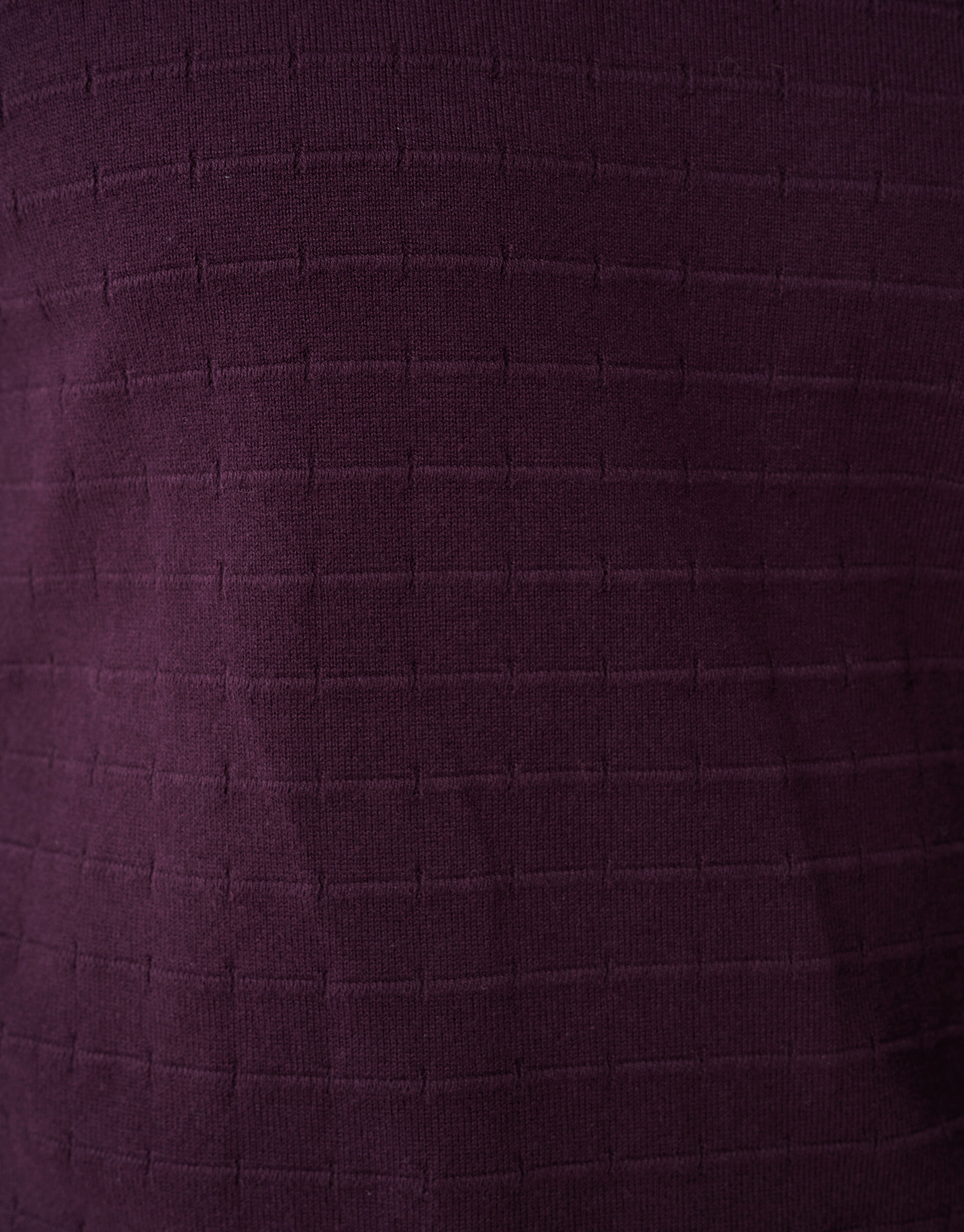 Strukturpullover Dunkelrot SHOEBY MEN