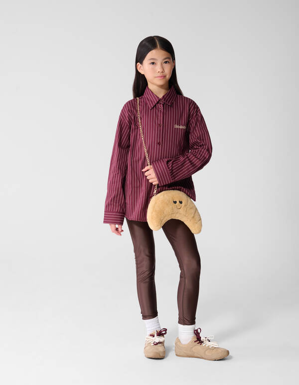 Bluse mit Spitzen-Nadelstreifen und Oversize-Passf SHOEBY GIRLS