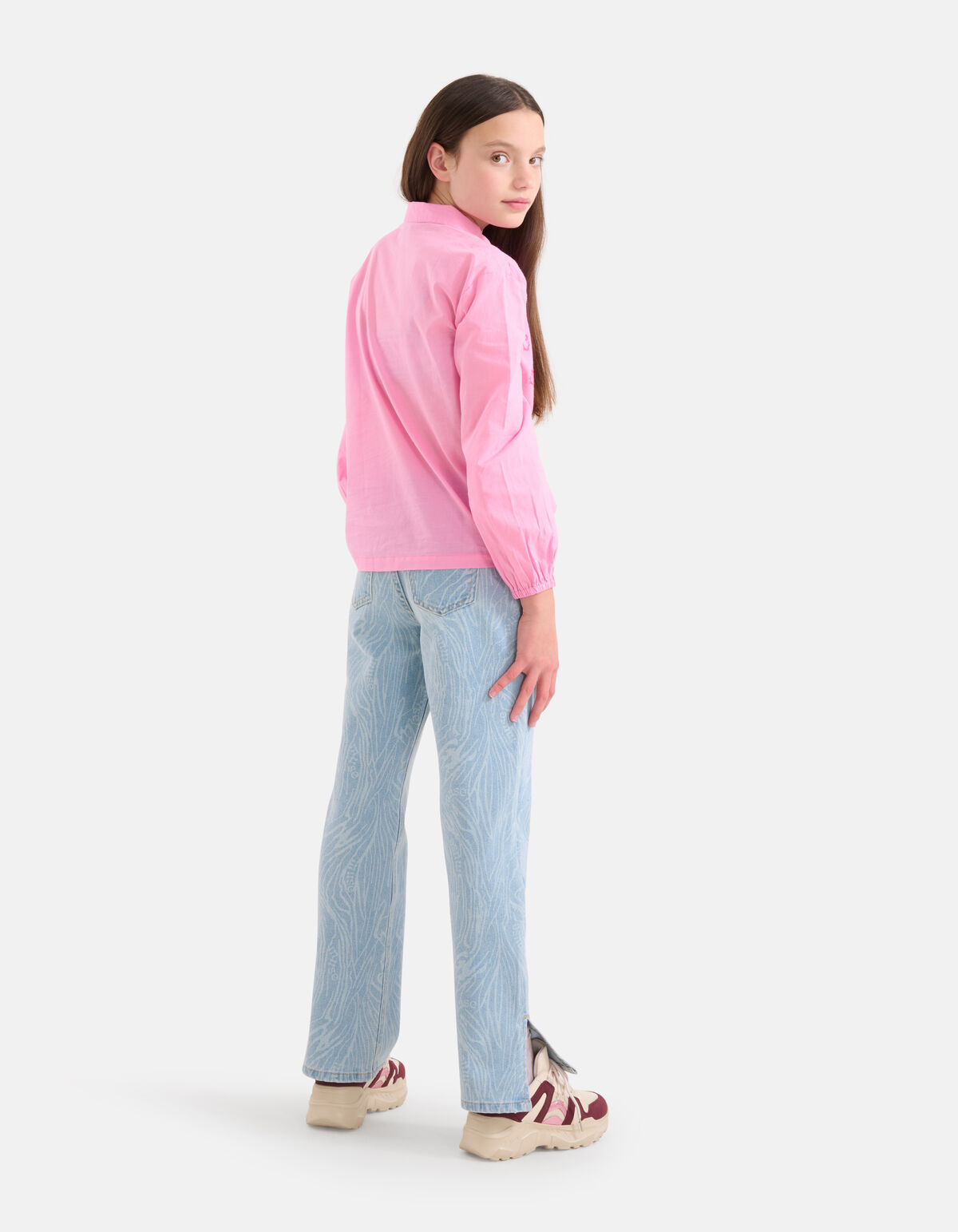 Embroidery Blouse Roze SHOEBY GIRLS