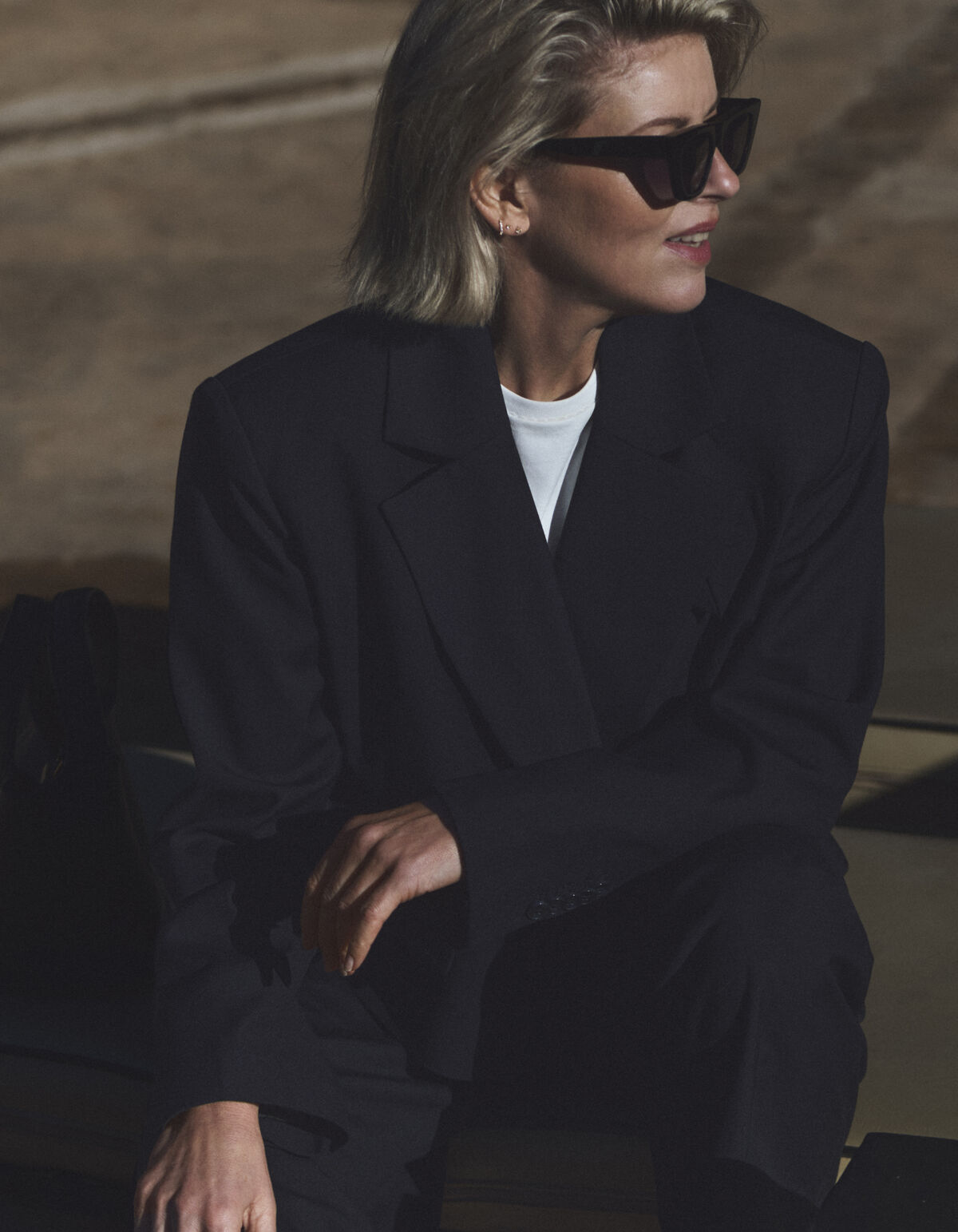 Oversized Blazer Dunkelblau Von Lonneke SHOEBY WOMEN