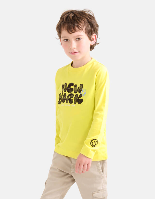 Embroidery Longsleeve Geel SHOEBY BOYS