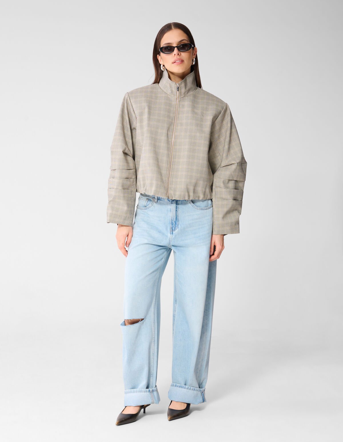 Oversized Ruiten Jack Hellbraun Von Monica SHOEBY WOMEN