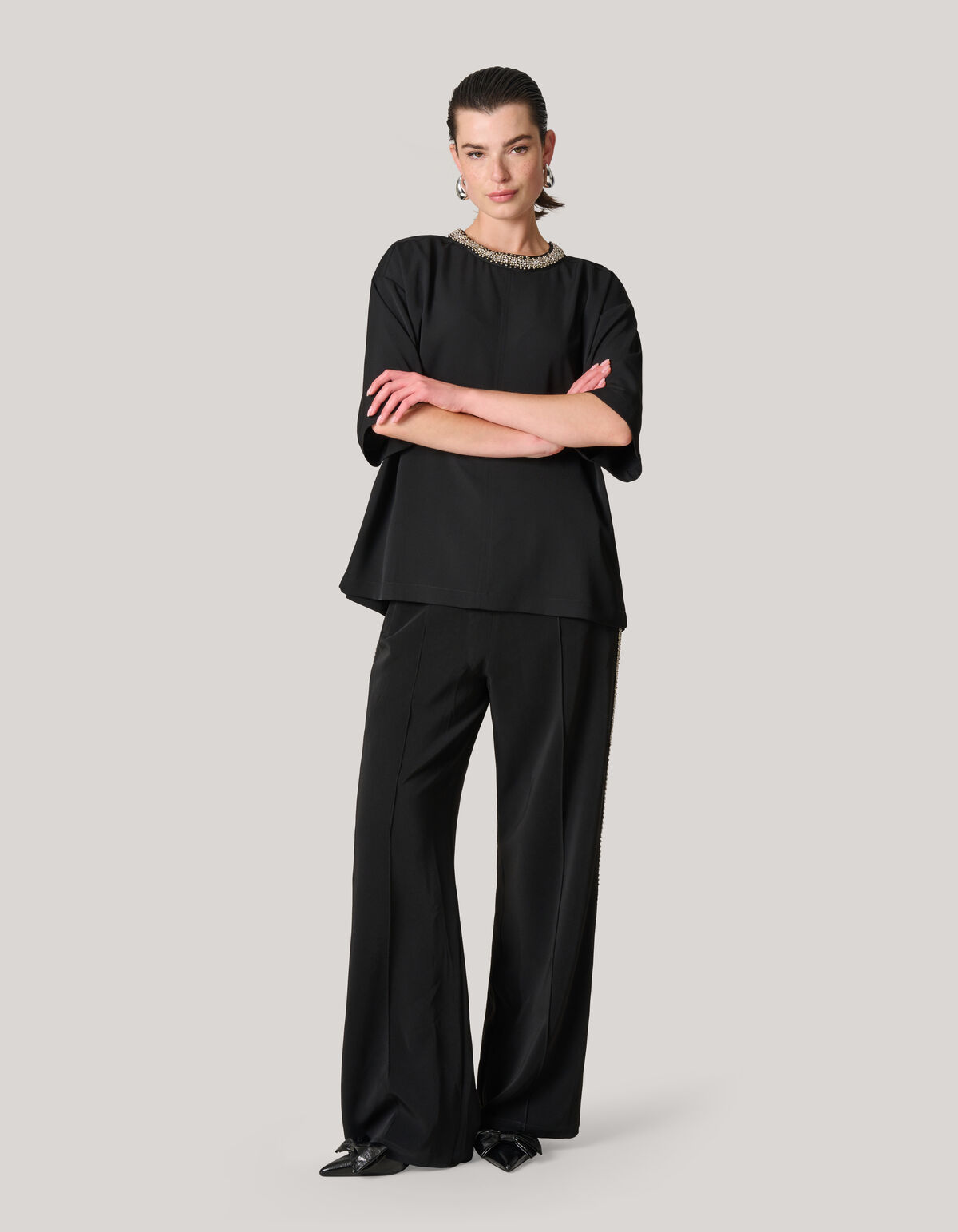 Versch&ouml;nertes T-shirt Zwart SHOEBY WOMEN