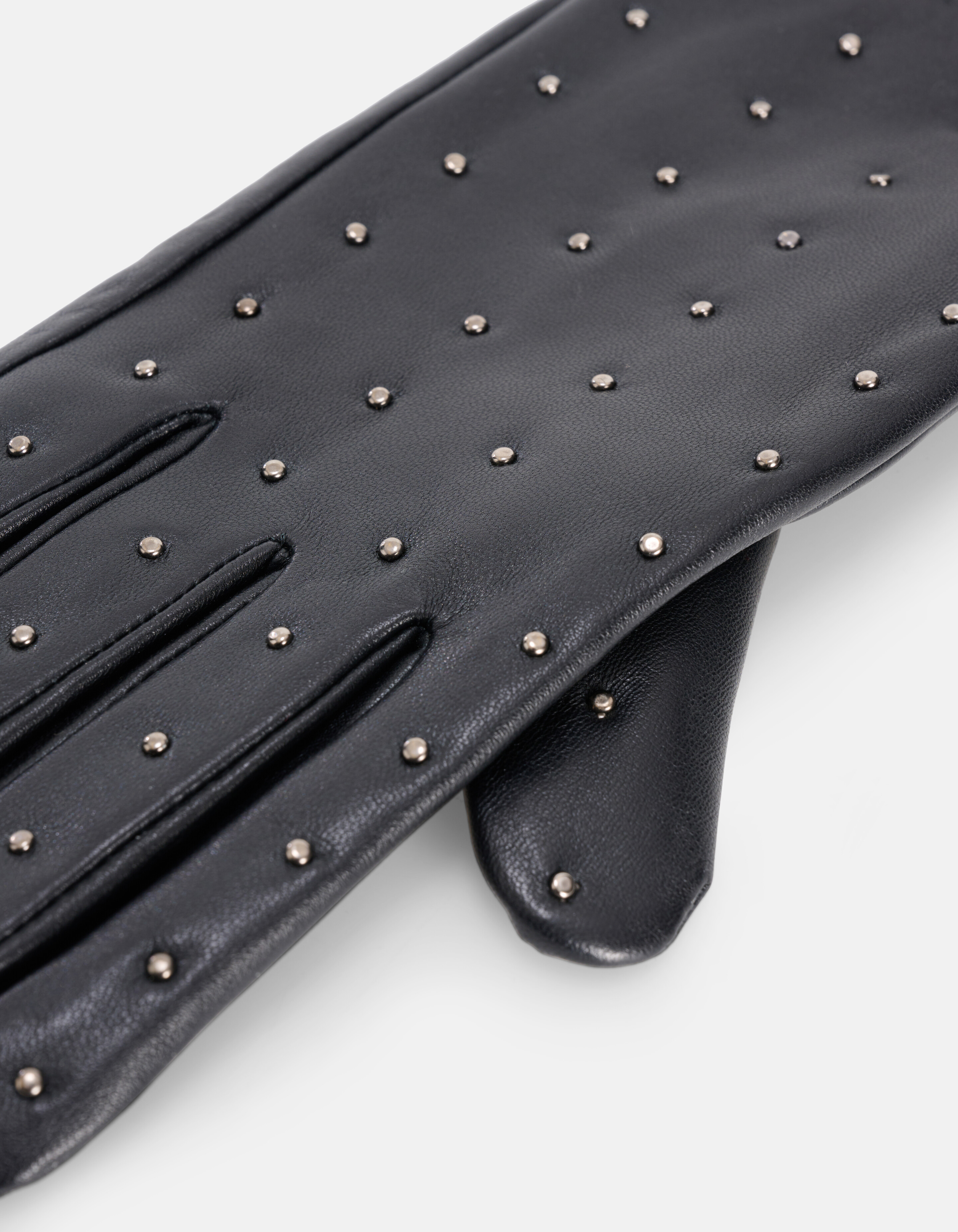 Handschuhe mit Nieten Schwarz SHOEBY ACCESSOIRES