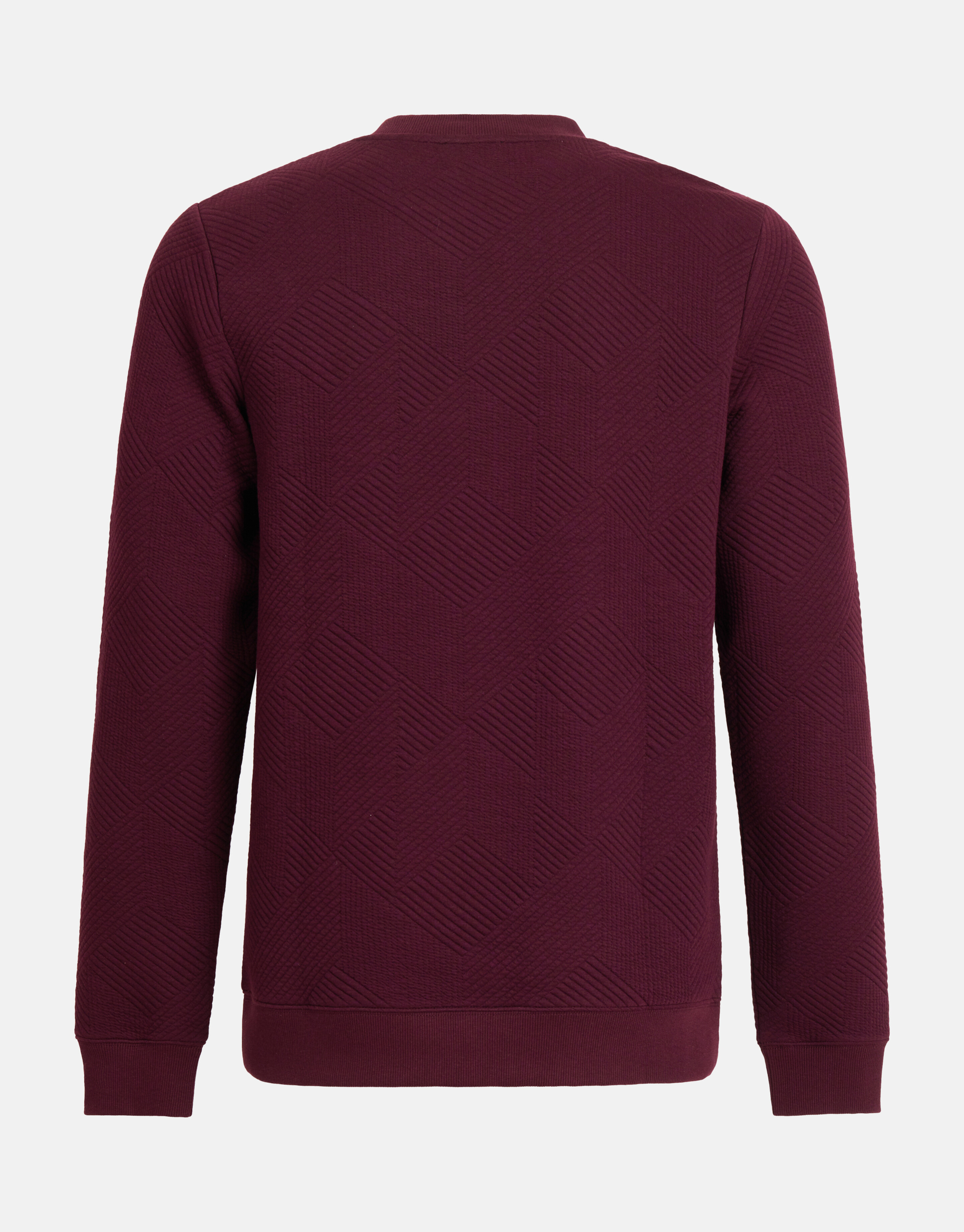 Geometrischer Pullover Bordeaux SHOEBY MEN