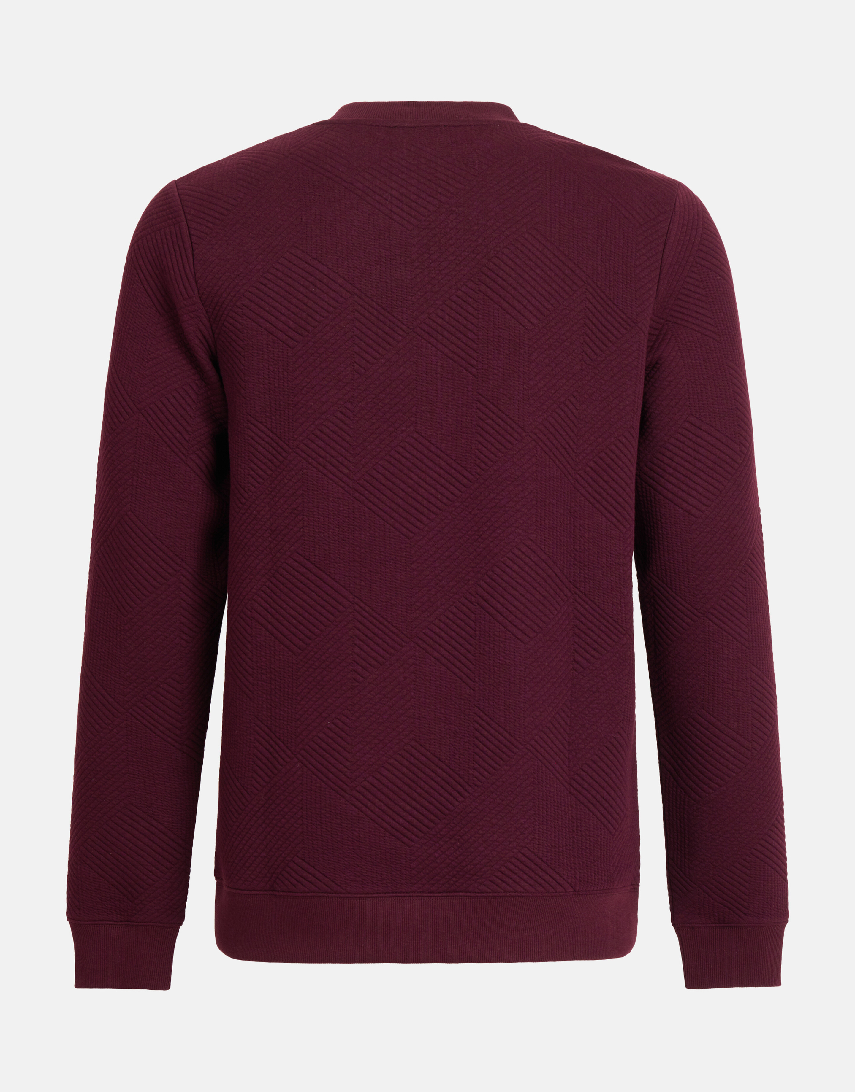 Geometrische Sweater Bordeaux SHOEBY MEN