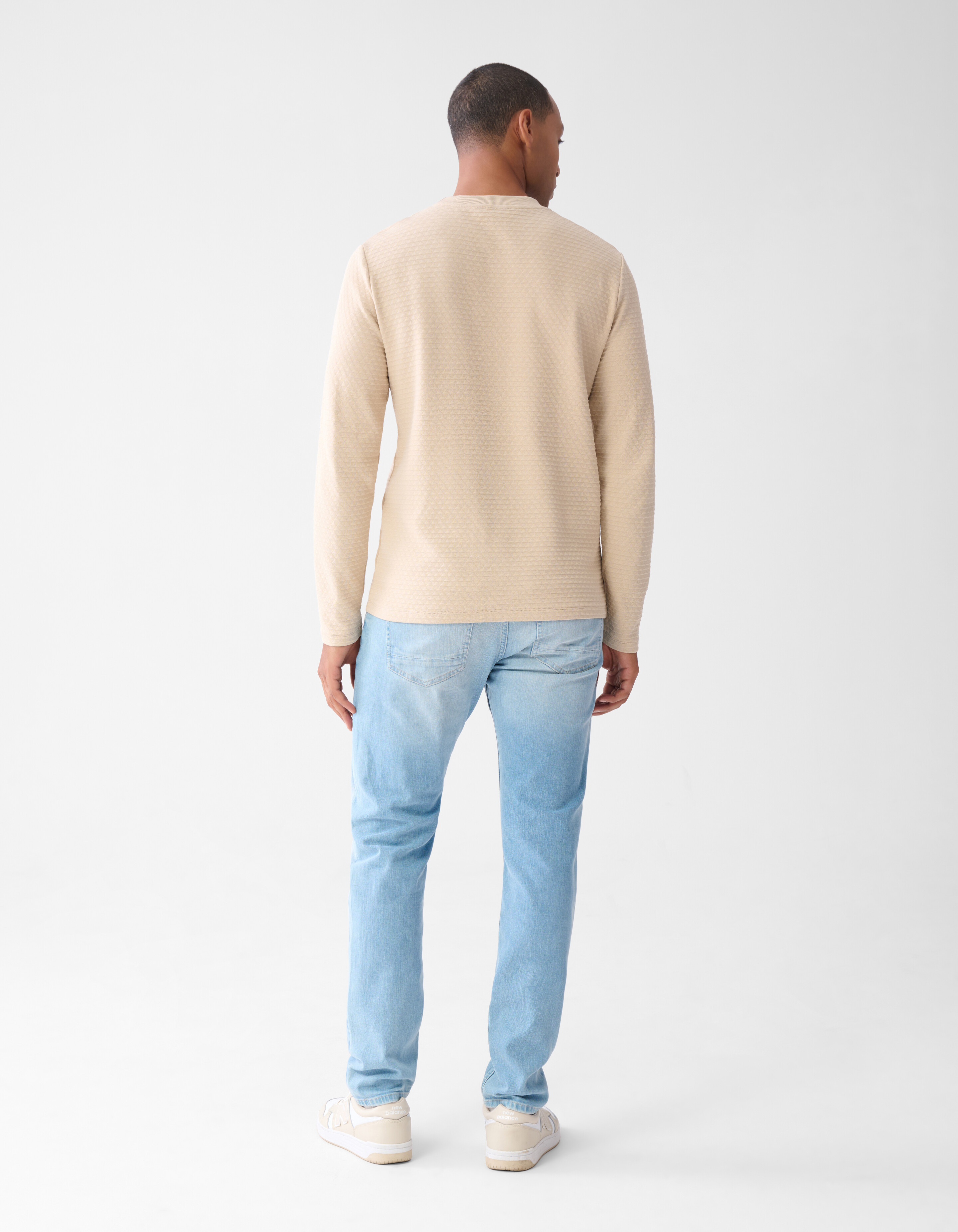 Struktur T-Shirt Sand SHOEBY MEN