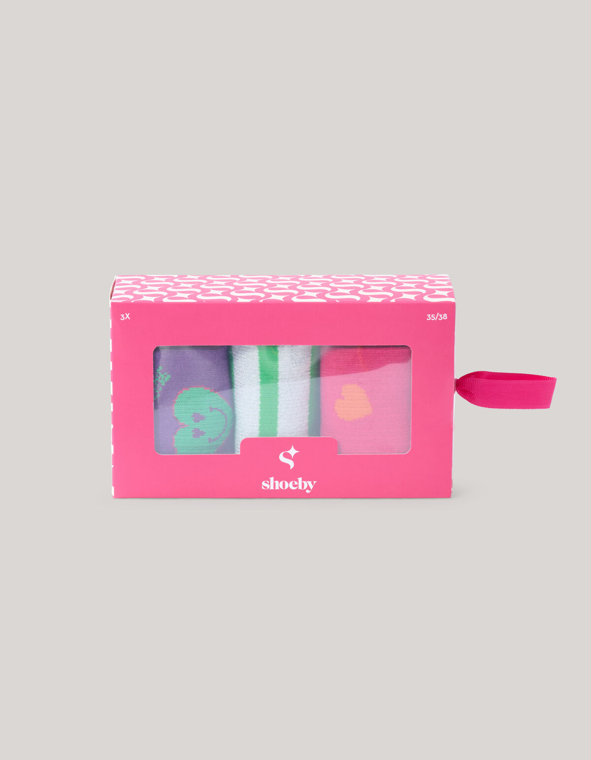 Geschenkbox Socken Rosa SHOEBY ACCESSOIRES