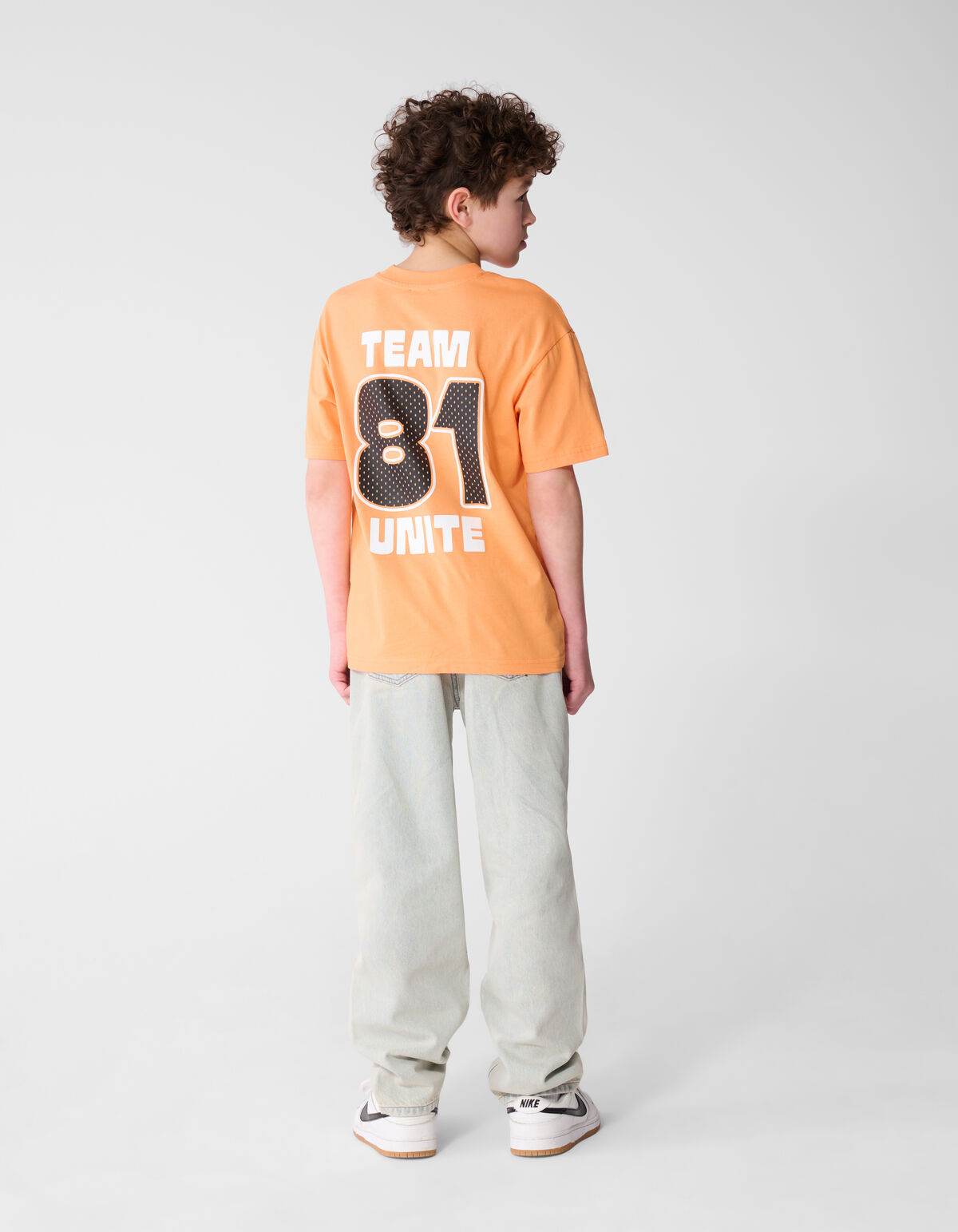 Team Unite Artwork T-Shirt Orange SHOEBY BOYS