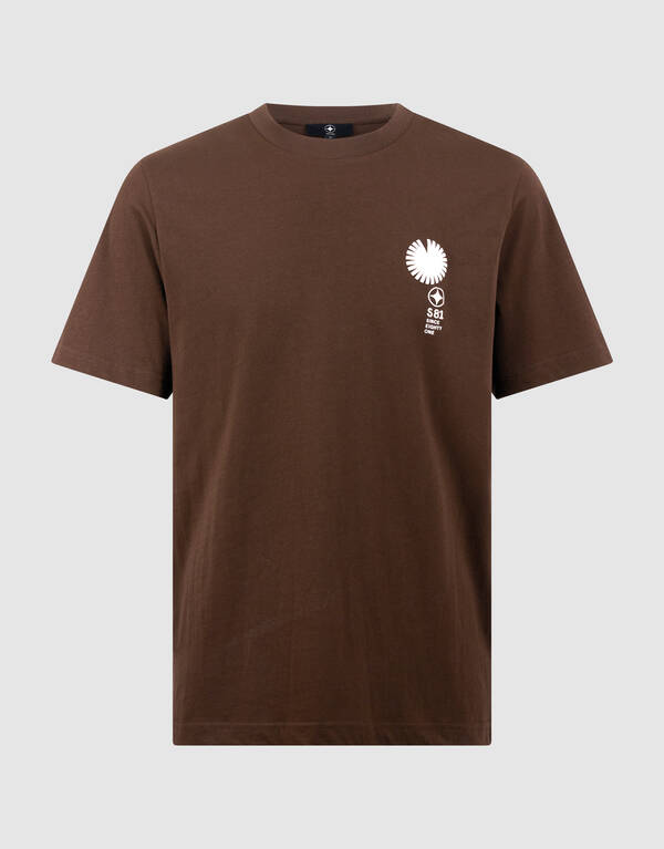 Radar Artwork T-Shirt Dunkelbraun SHOEBY MEN