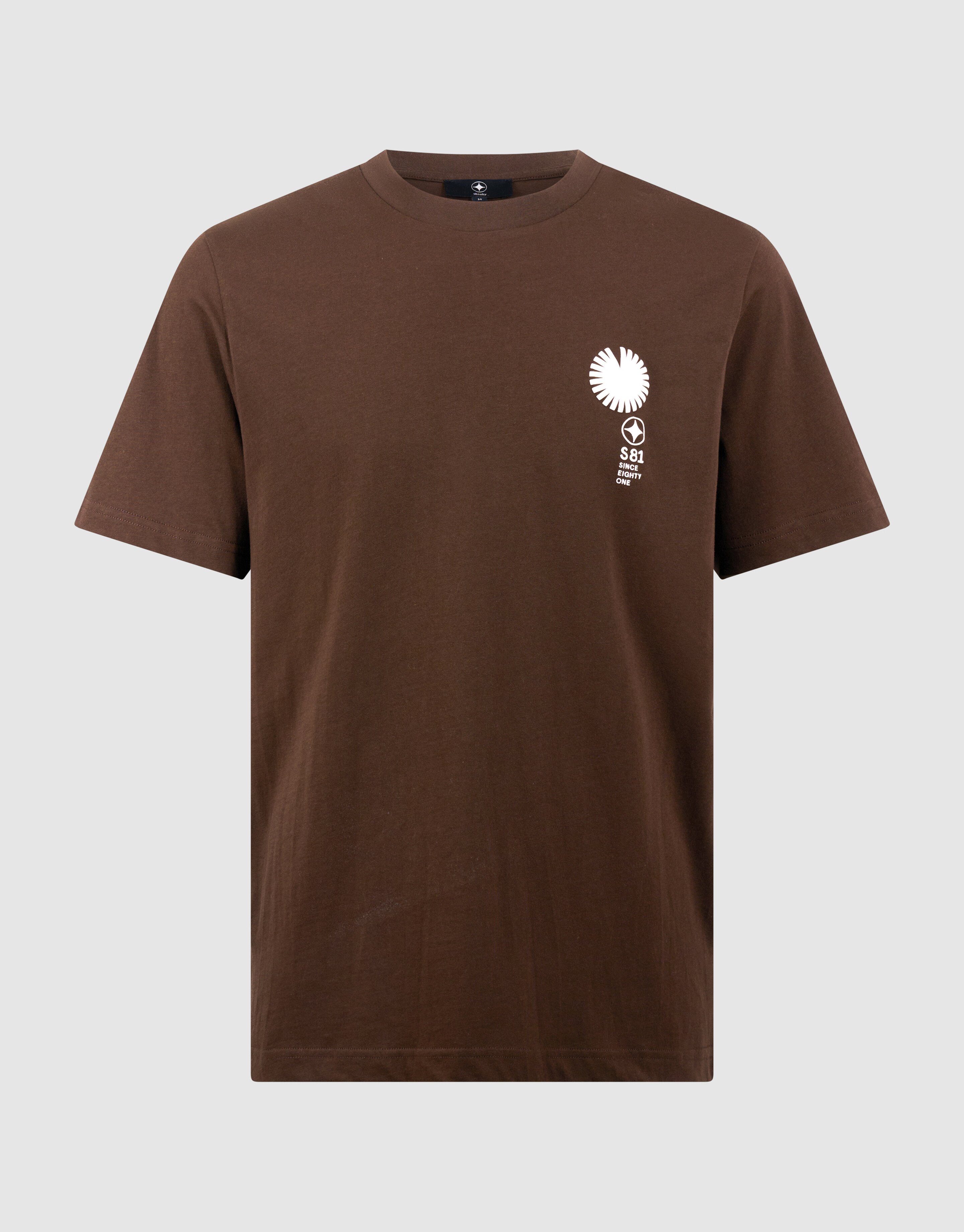 Radar Artwork T-Shirt Dunkelbraun SHOEBY MEN