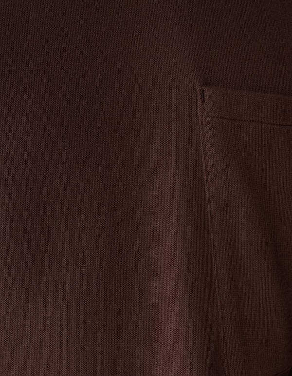 Cord-T-Shirt mit Taschen, dunkelbraun SHOEBY MEN