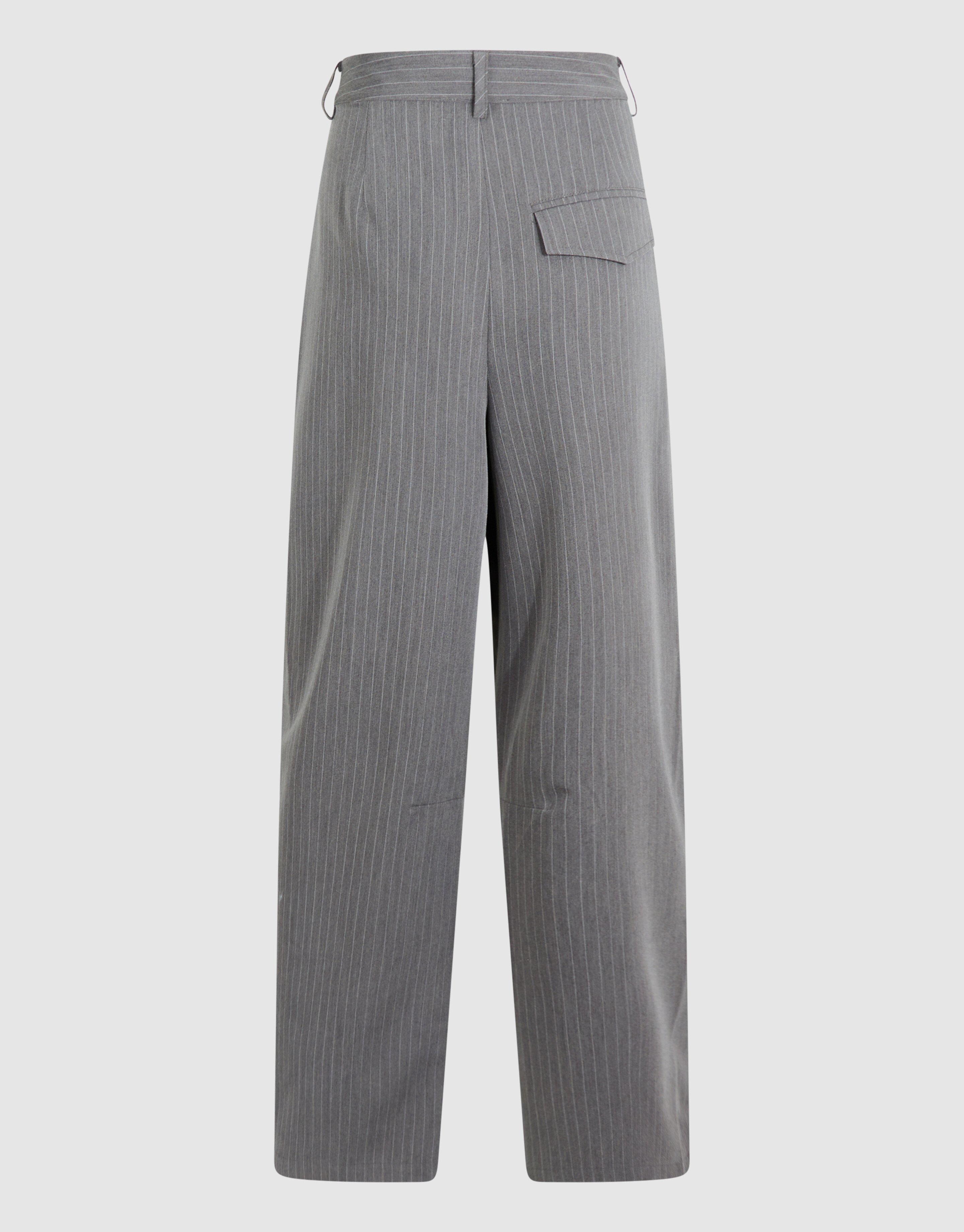 Nadelstreifen-Faltenhose Dunkelgrau SHOEBY WOMEN