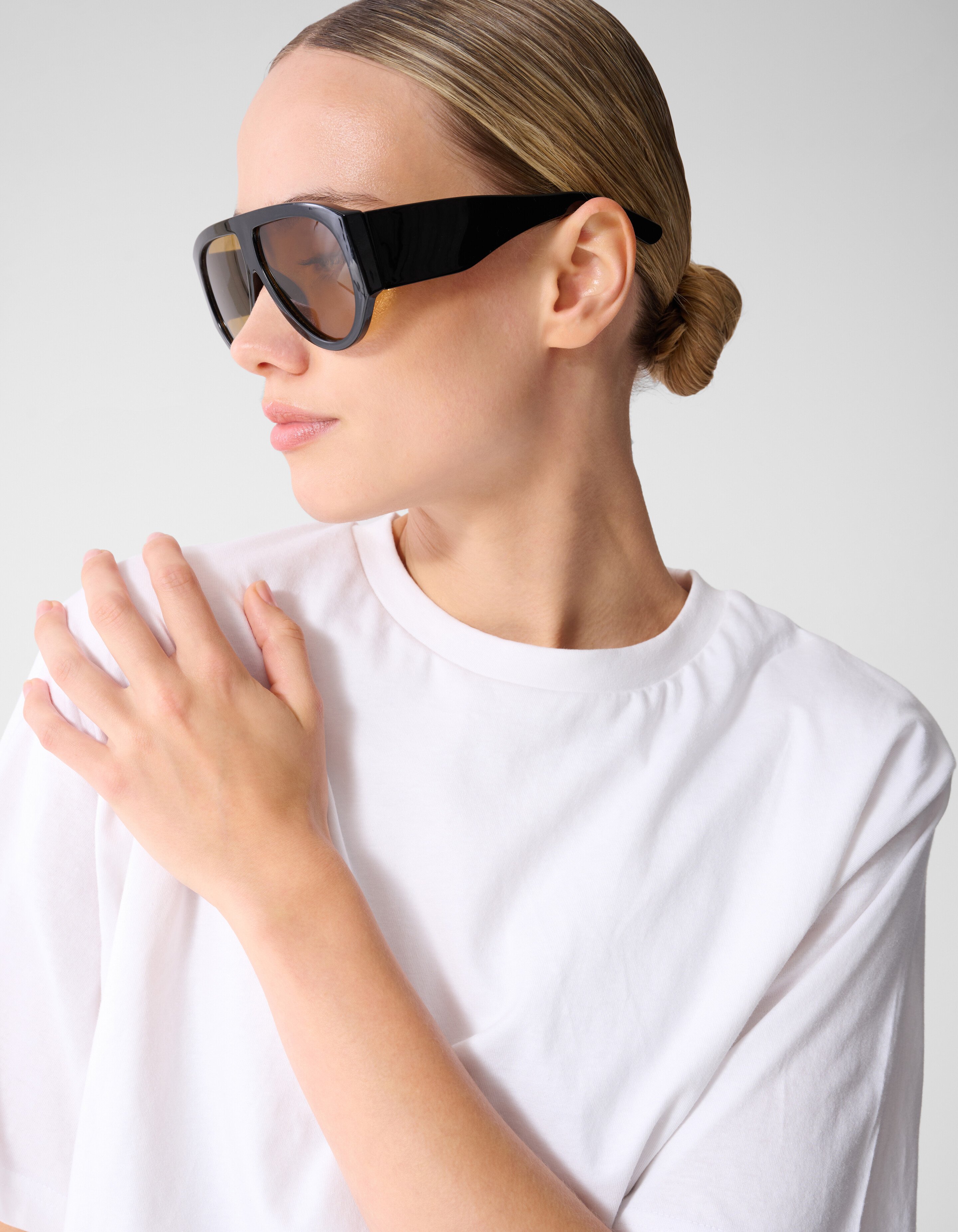 Oversized Balloon T-Shirt Wei&szlig; SHOEBY WOMEN