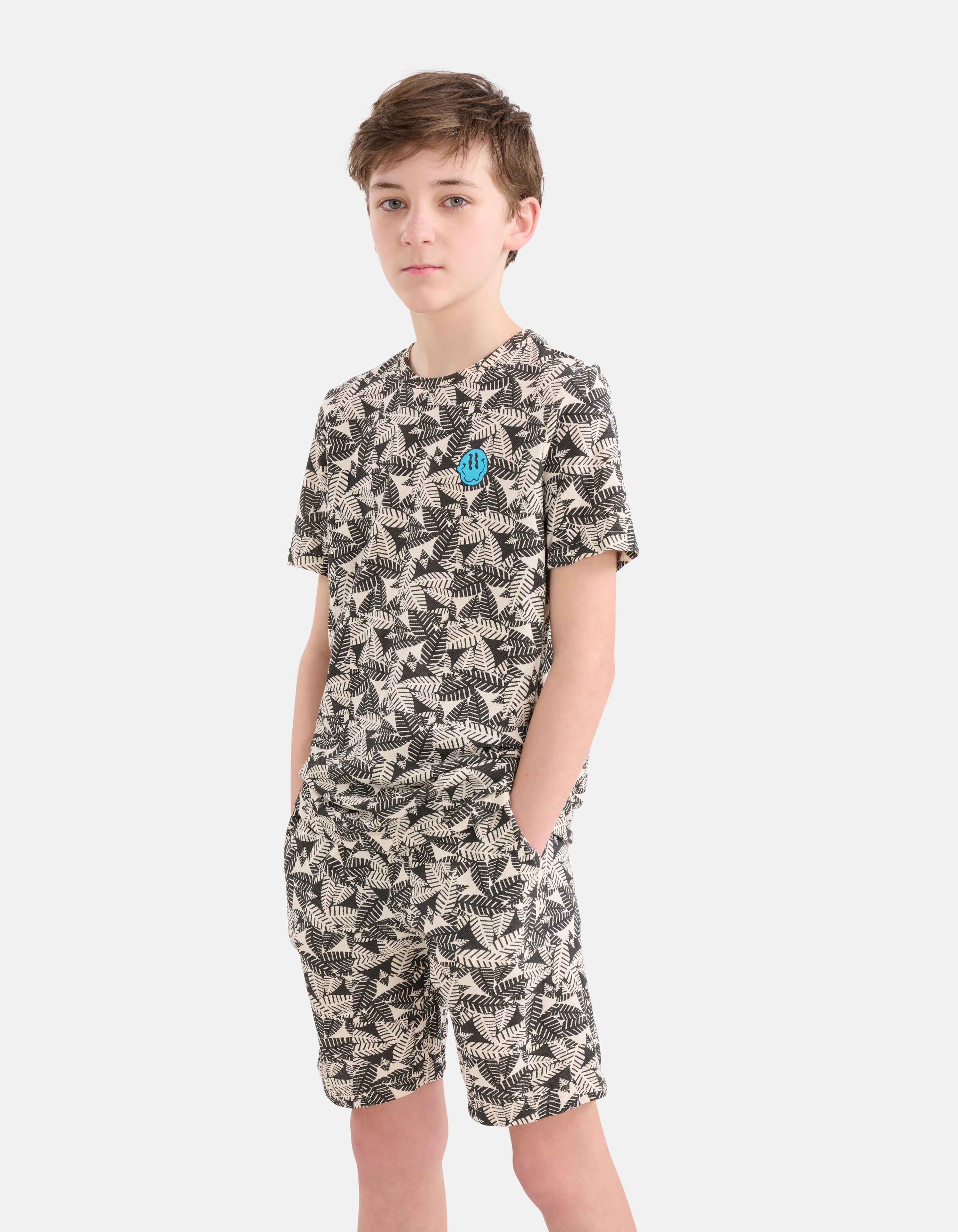 Bedrucktes T-shirt Schwarz SHOEBY BOYS