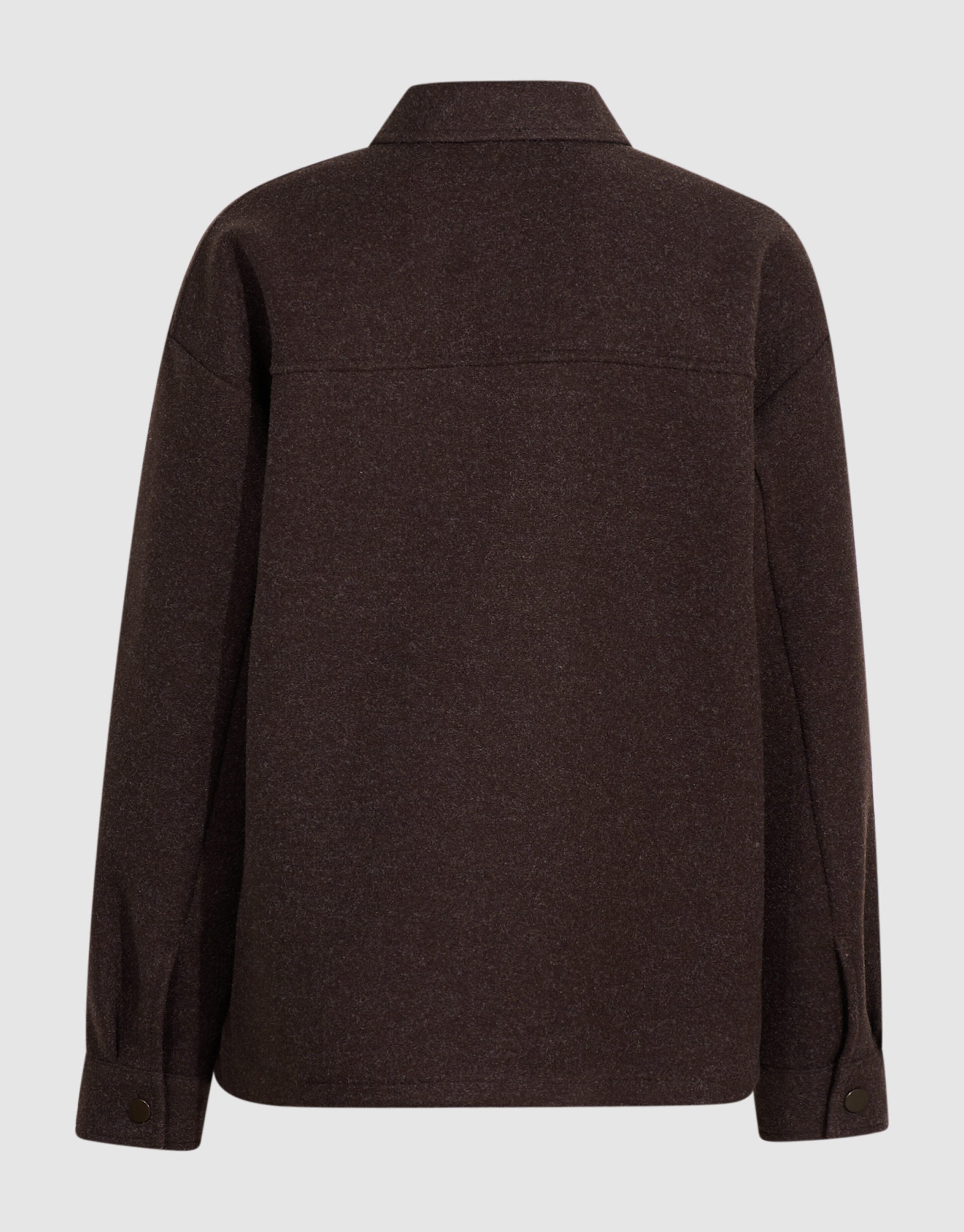 Felt Overshirt Dunkelbraun SHOEBY BOYS