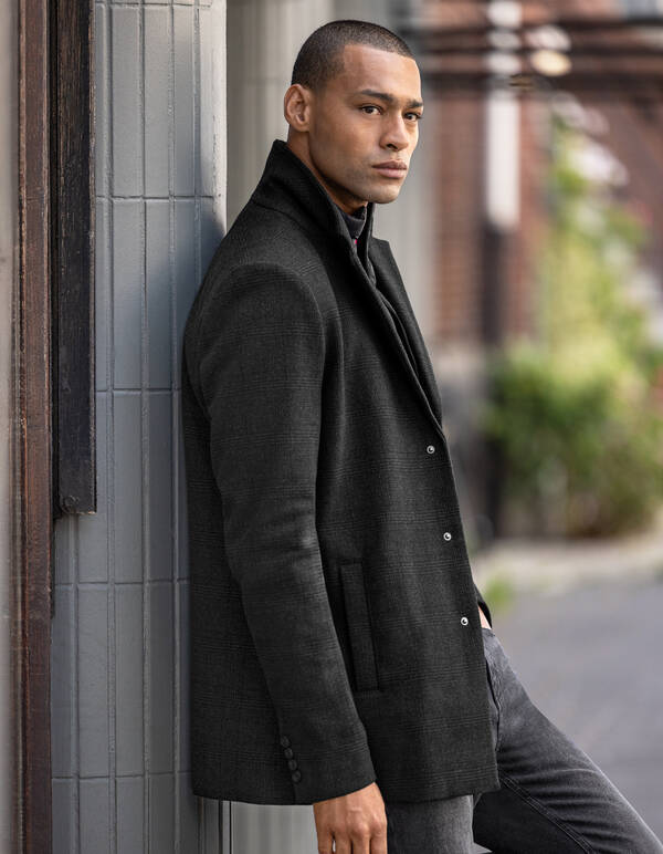 Gewaschene Straight Jeans Schwarz L32 SHOEBY MEN