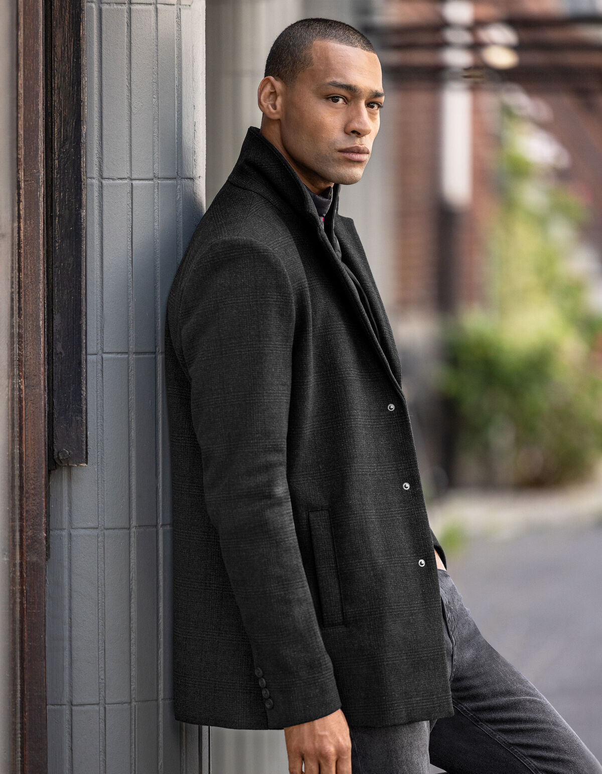 Gewaschene Straight Jeans Schwarz L32 SHOEBY MEN