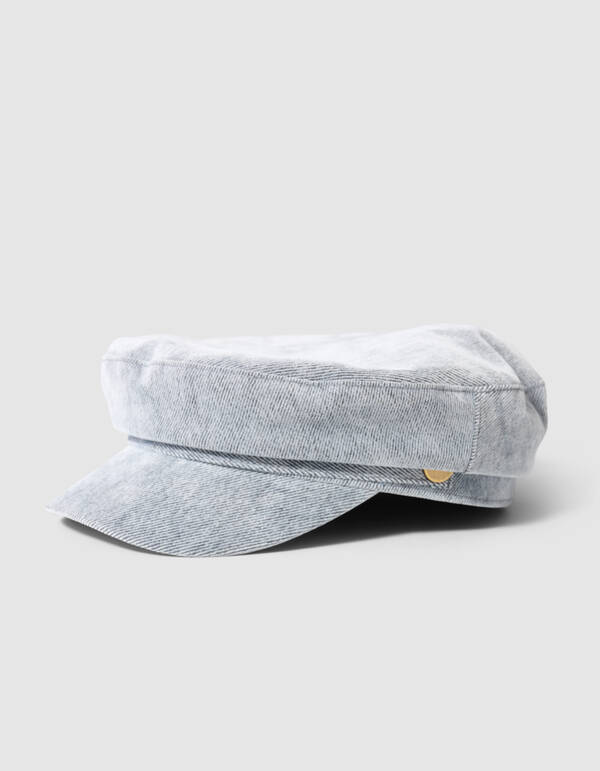 Baker Boy Military Cap Hellgrau SHOEBY ACCESSOIRES