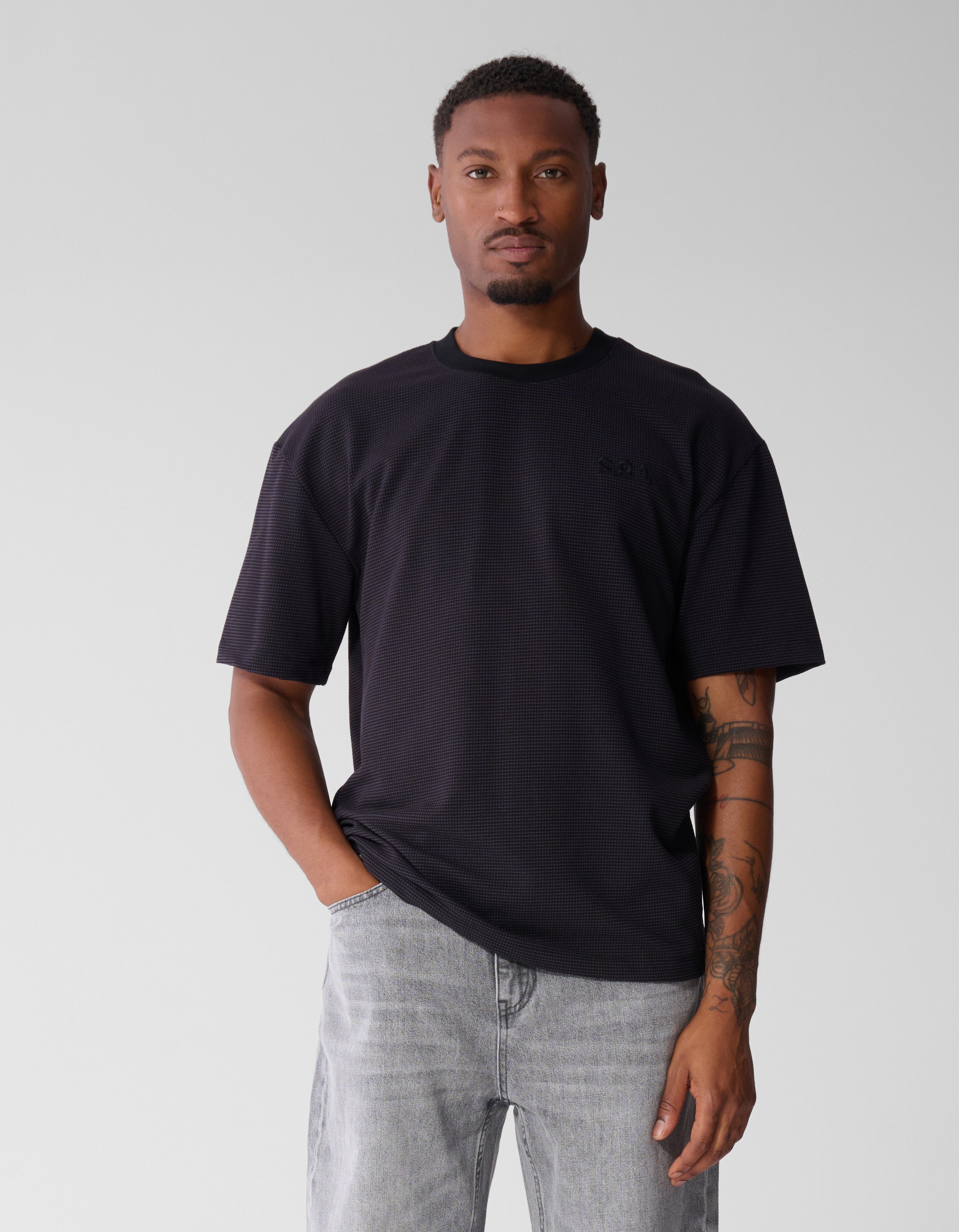 Honeycomb T-Shirt Lila SHOEBY MEN
