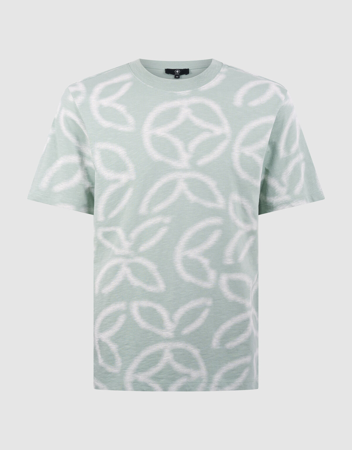 All Over Logo T-Shirt Hellgr&uuml;n SHOEBY MEN
