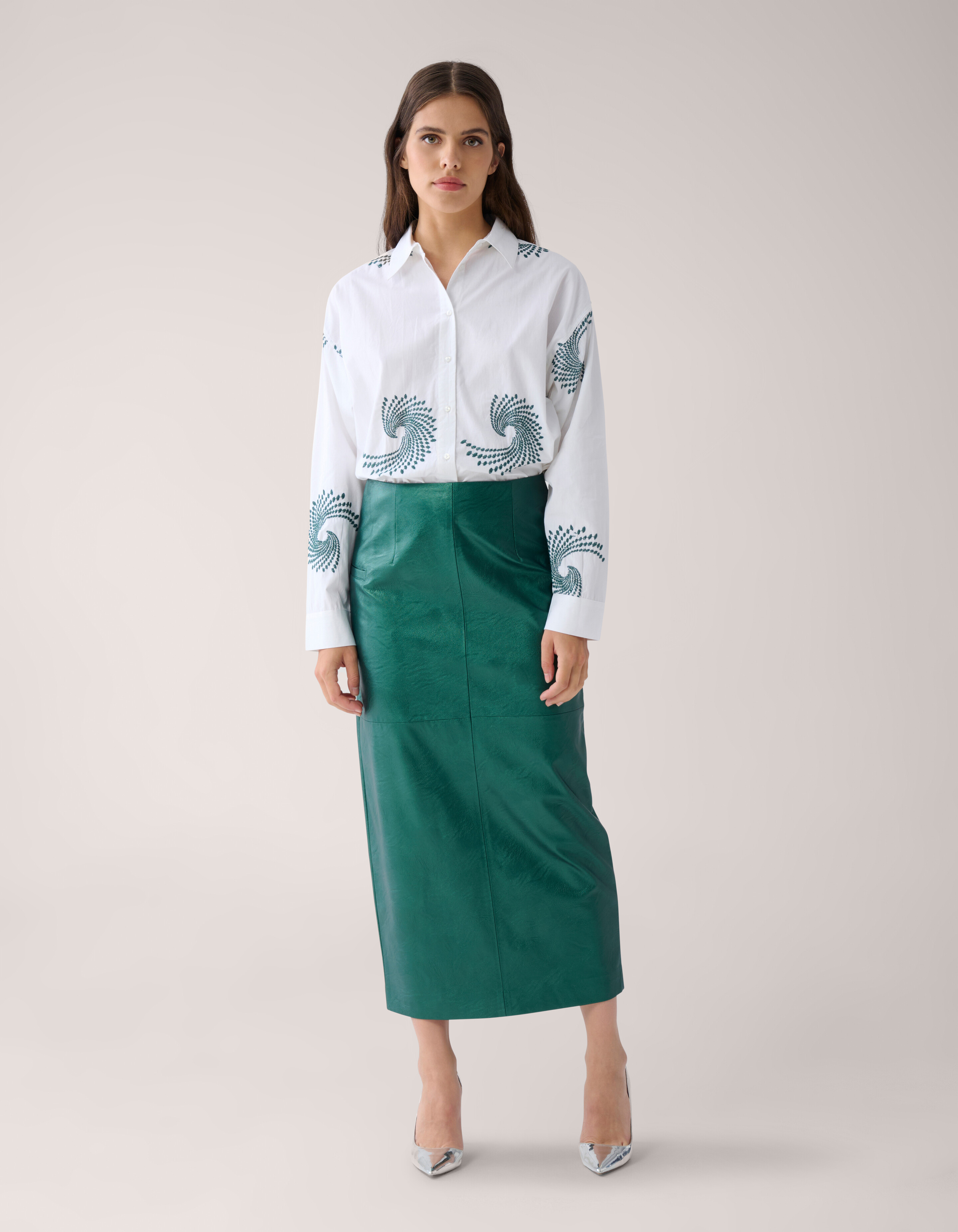 Gestickte Bluse Weiß von Mieke SHOEBY WOMEN