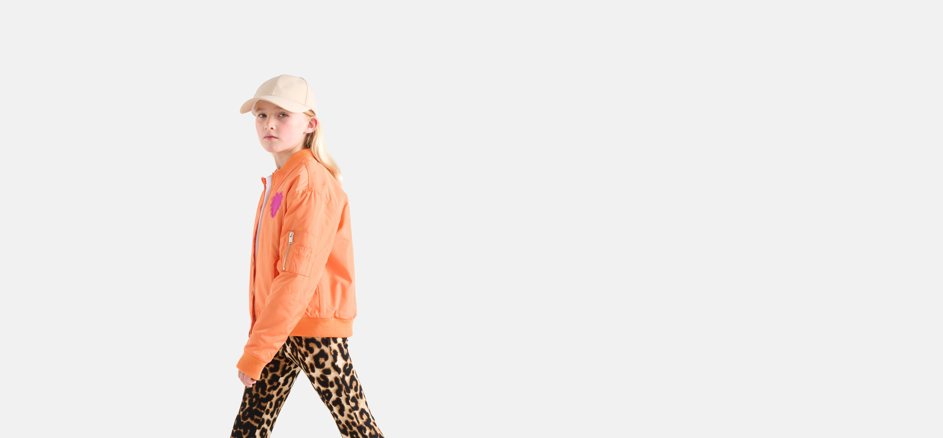Bomberjacke Orange SHOEBY GIRLS