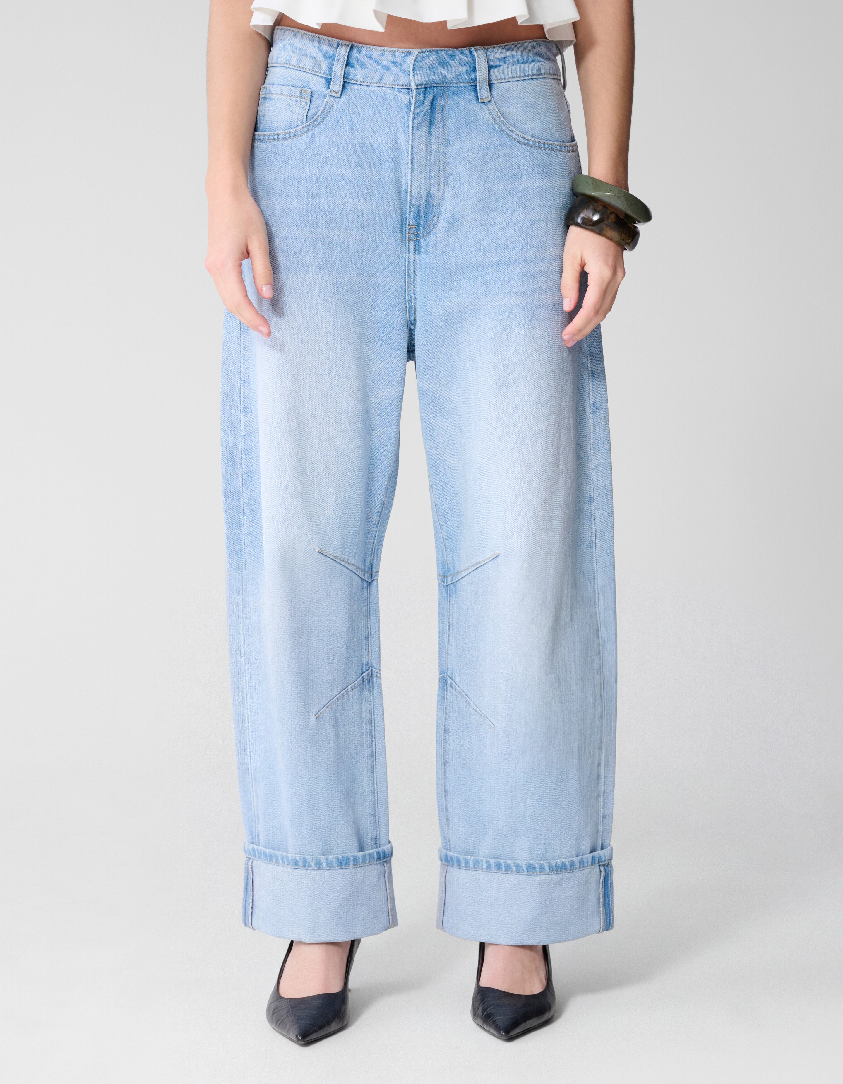 Barrel Fit Jeans Blau von Lonneke SHOEBY WOMEN