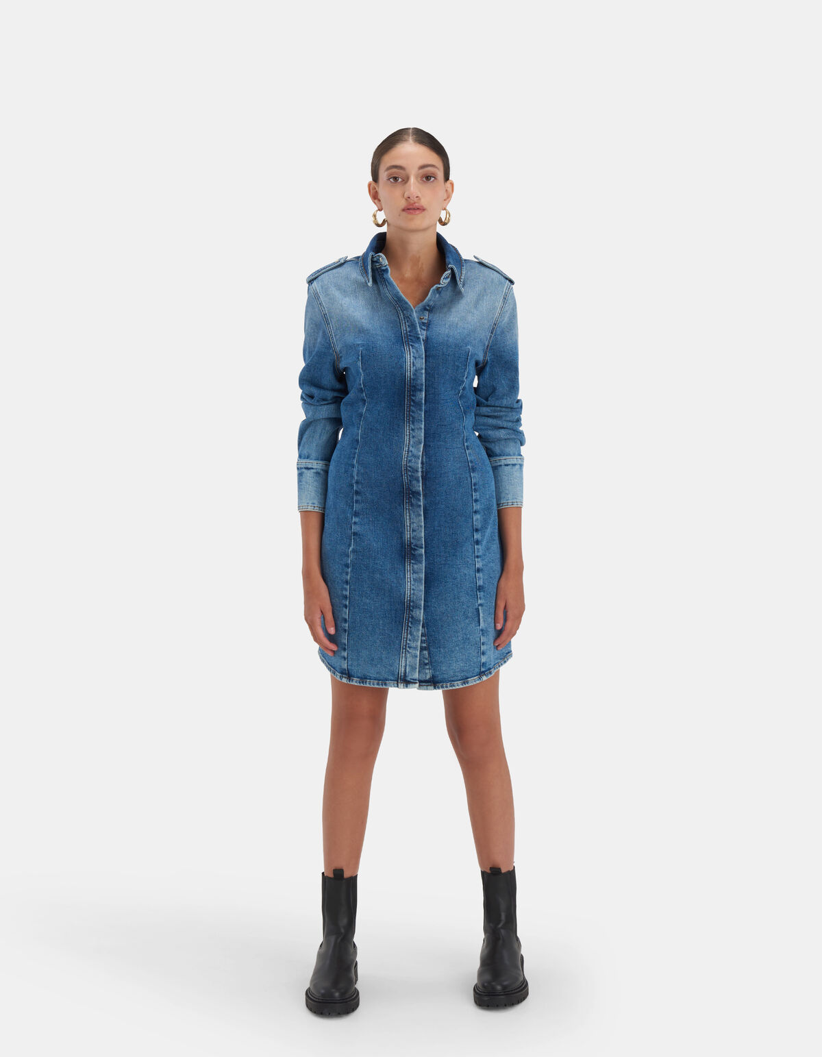 Denim Kleid von Fred van Leer EKSEPT