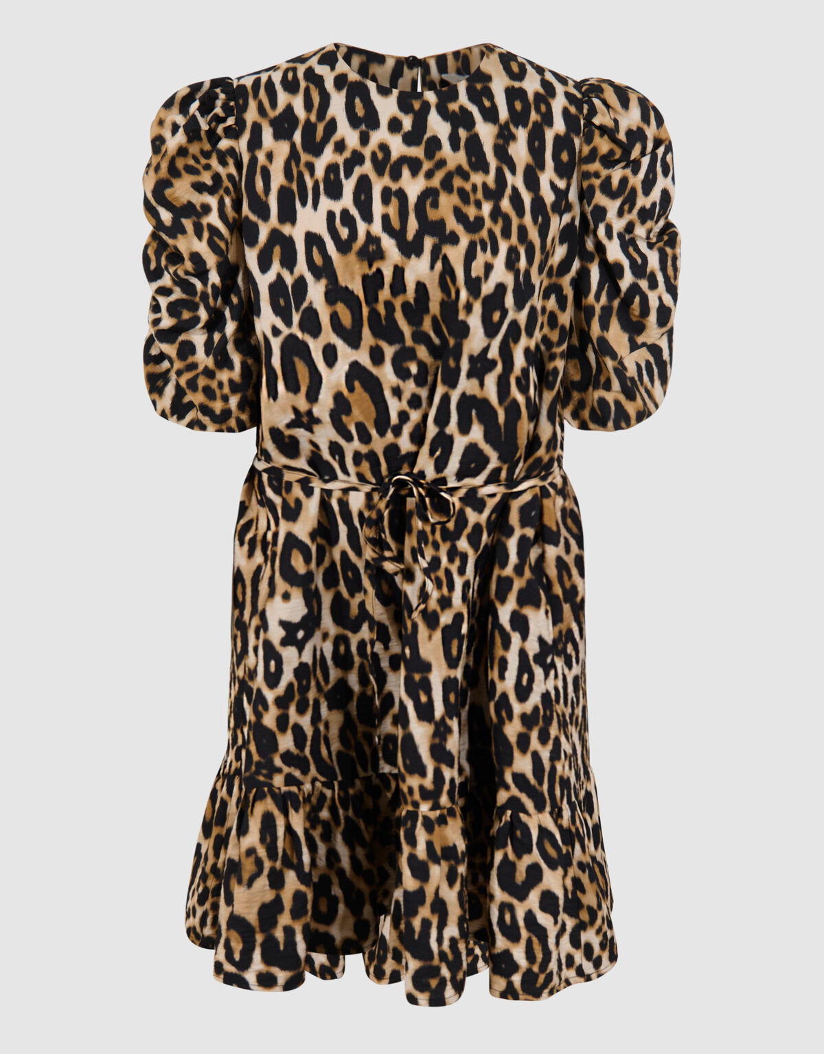 Bedrucktes Leopardenkleid Braun SHOEBY GIRLS