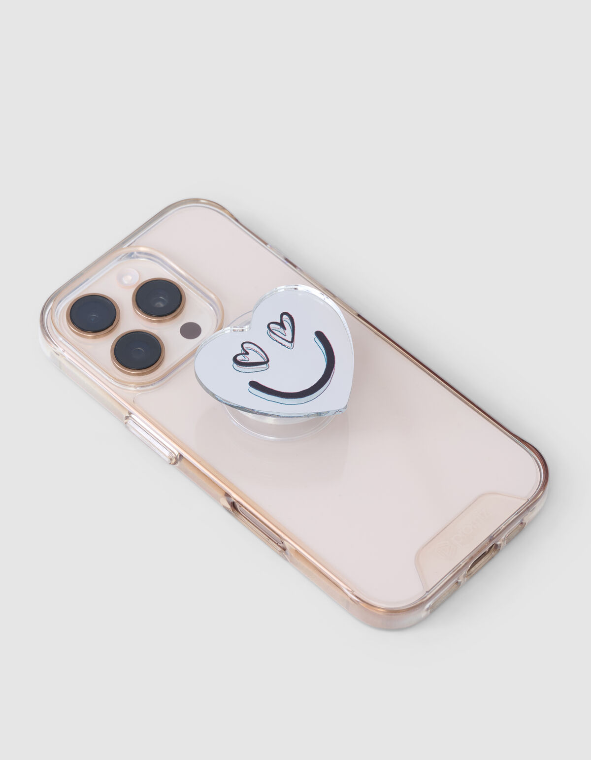 Herz-Telefonhalter Silber SHOEBY ACCESSOIRES