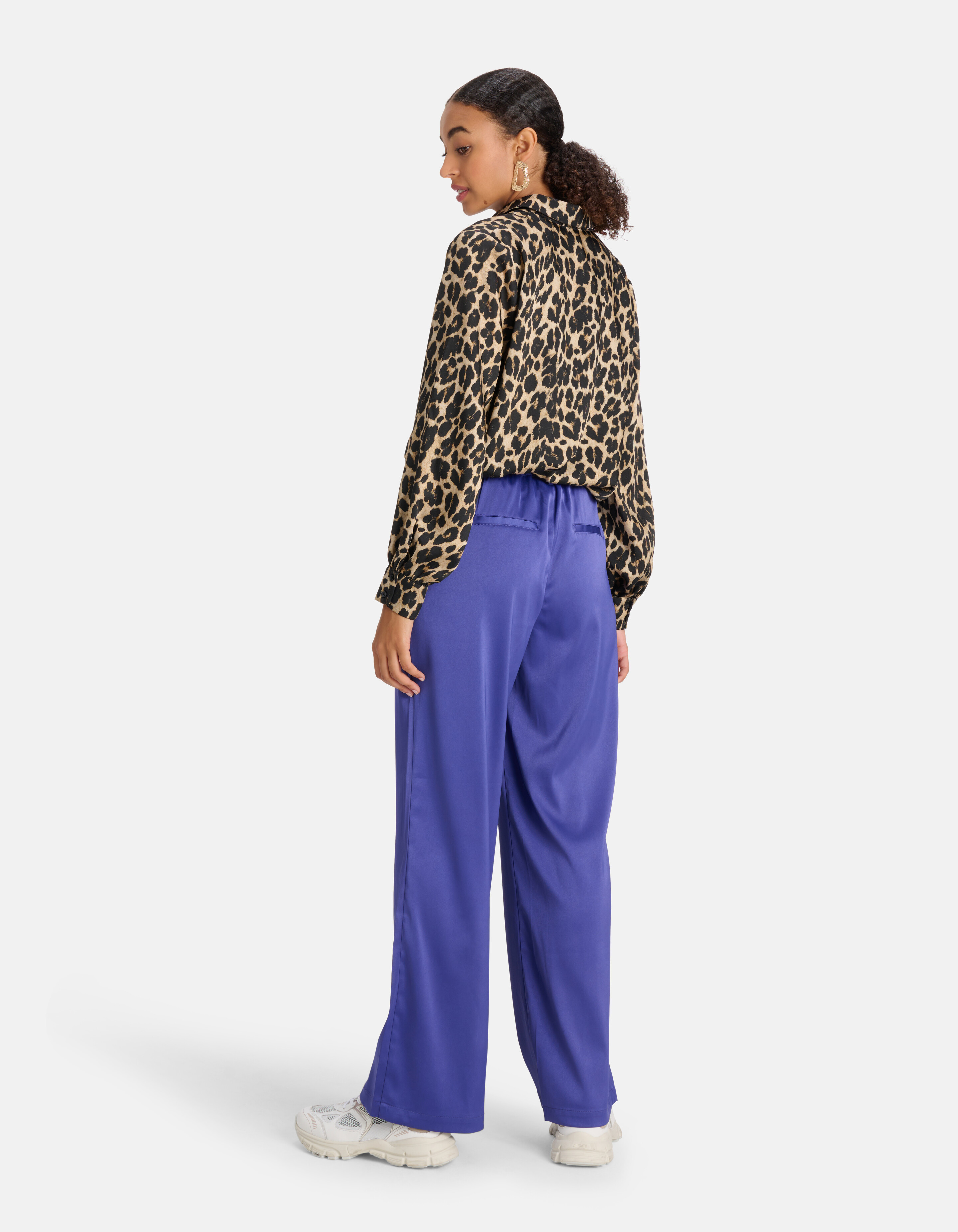 Bluse mit Leopardenmuster Taupe SHOEBY WOMEN