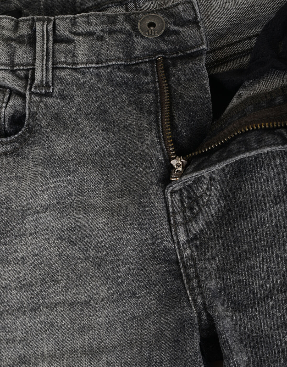 Skinny Biker Jeans Grau Jill&Mitch