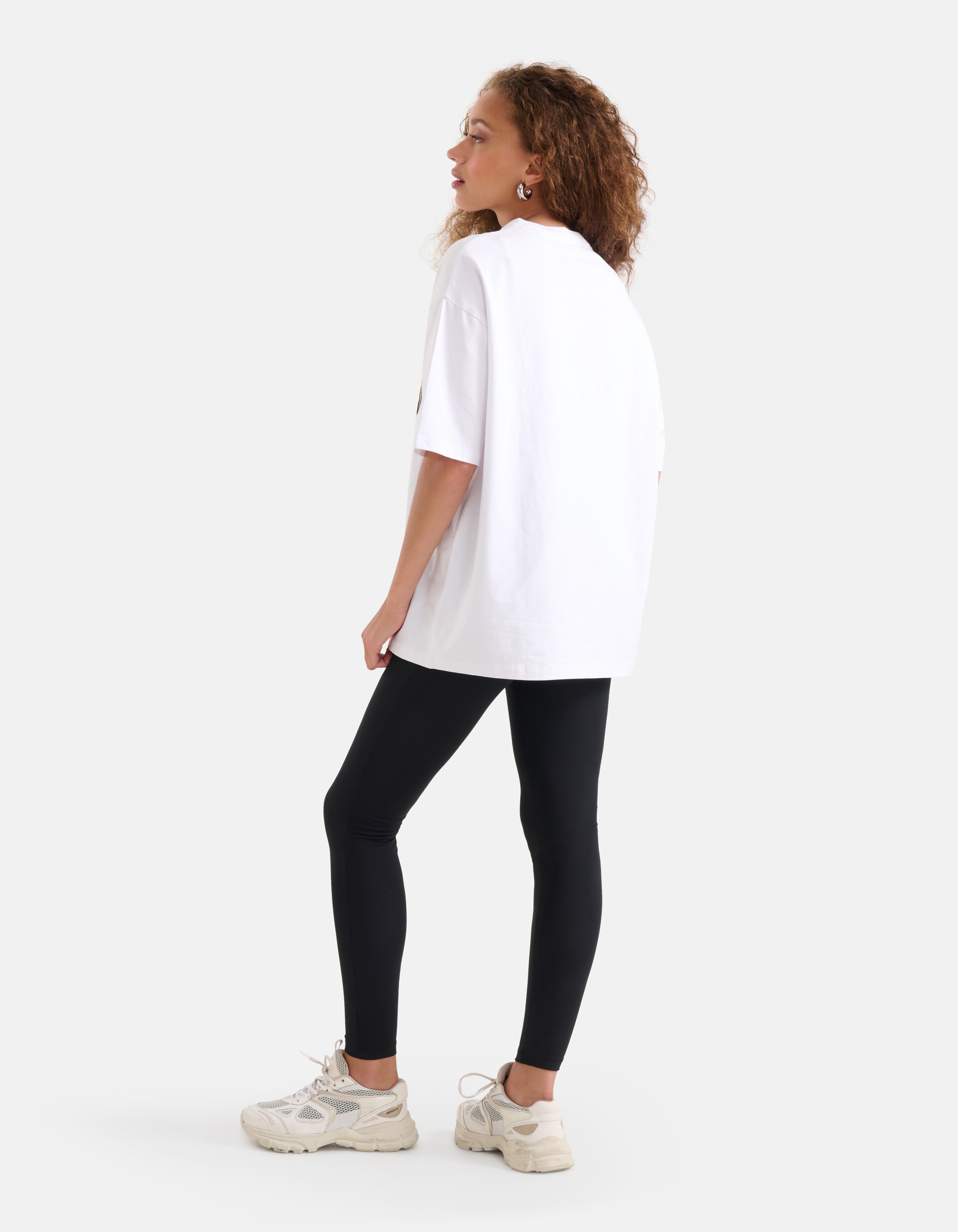 Samt Kunstwerk T-shirt Weiß SHOEBY WOMEN
