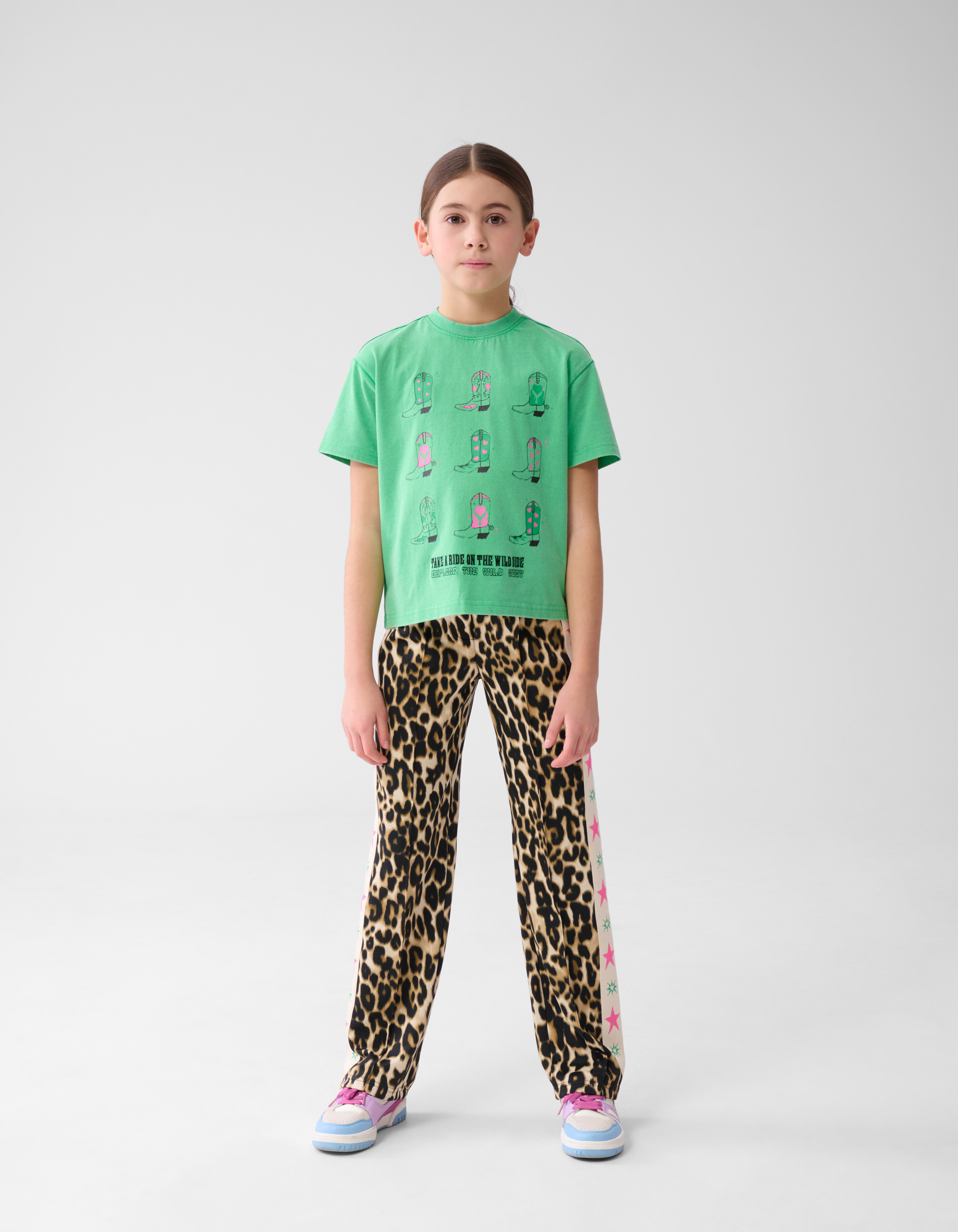 Kunstwerk T-shirt Grün SHOEBY GIRLS
